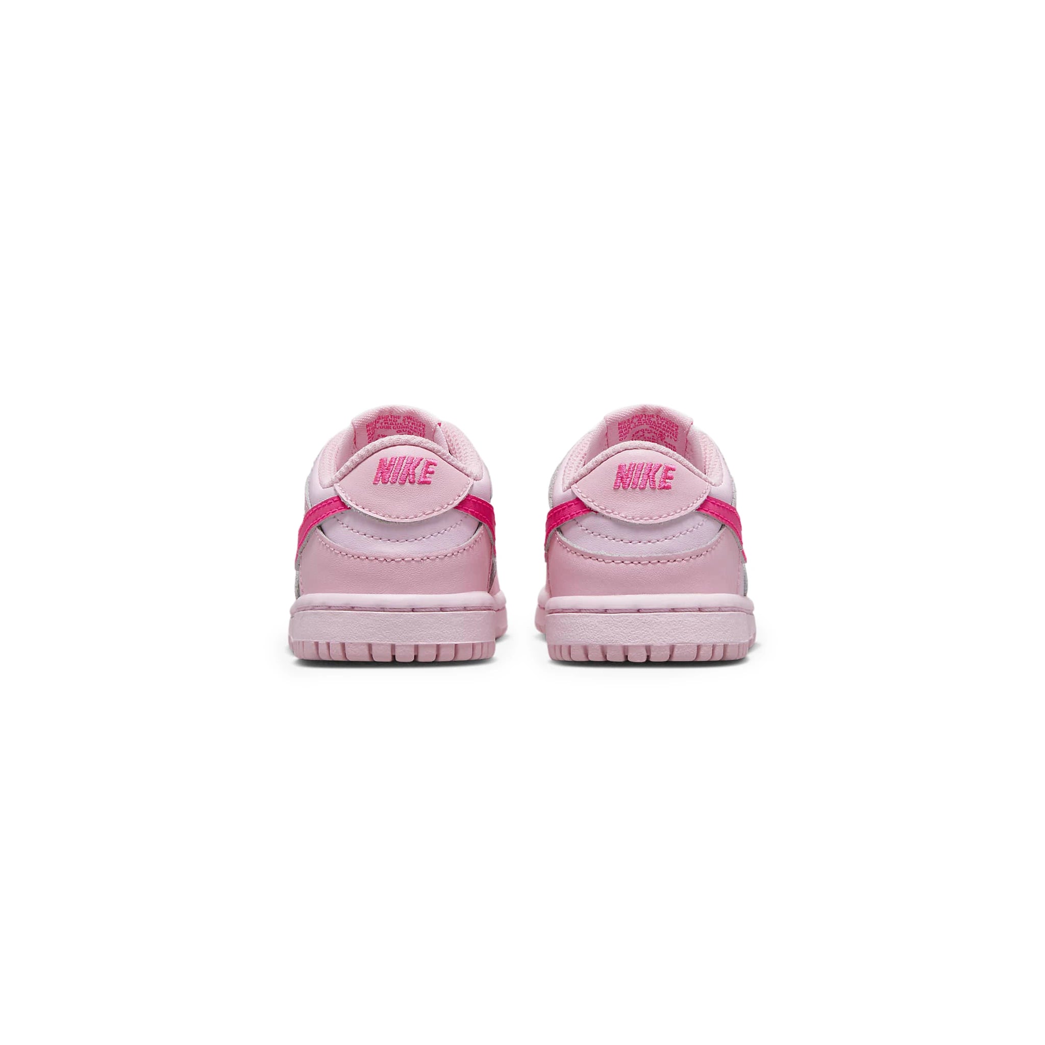 Back view of Nike Dunk Low Triple Pink (TD) DH9761-600