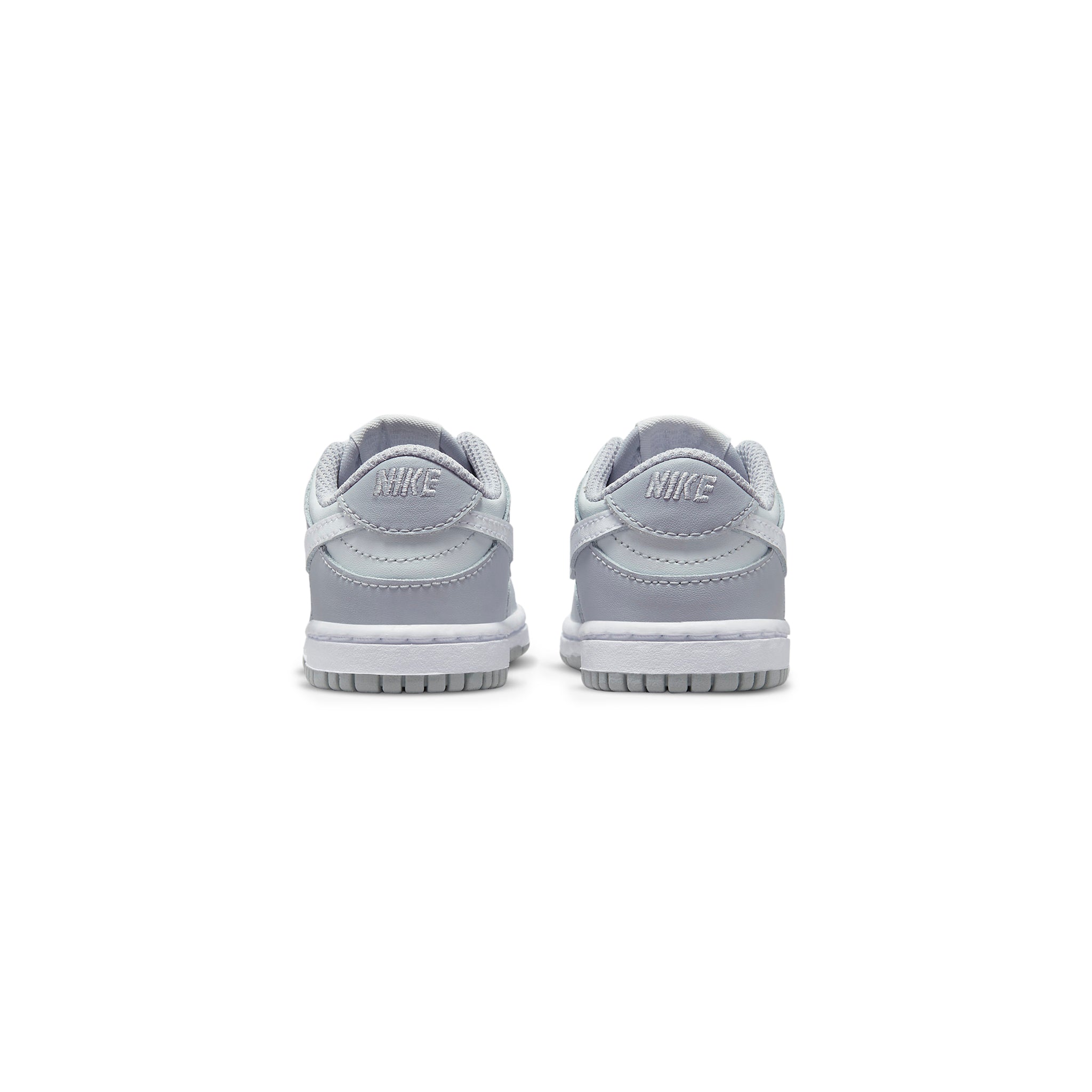 Back view of Nike Dunk Low Two-Toned Grey (TD) DH9761-001