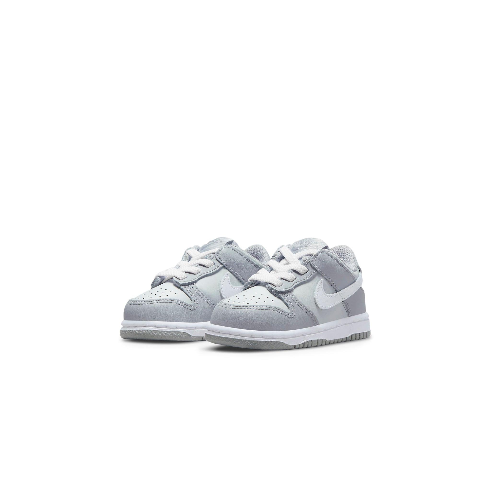 Front side view of Nike Dunk Low Two-Toned Grey (TD) DH9761-001