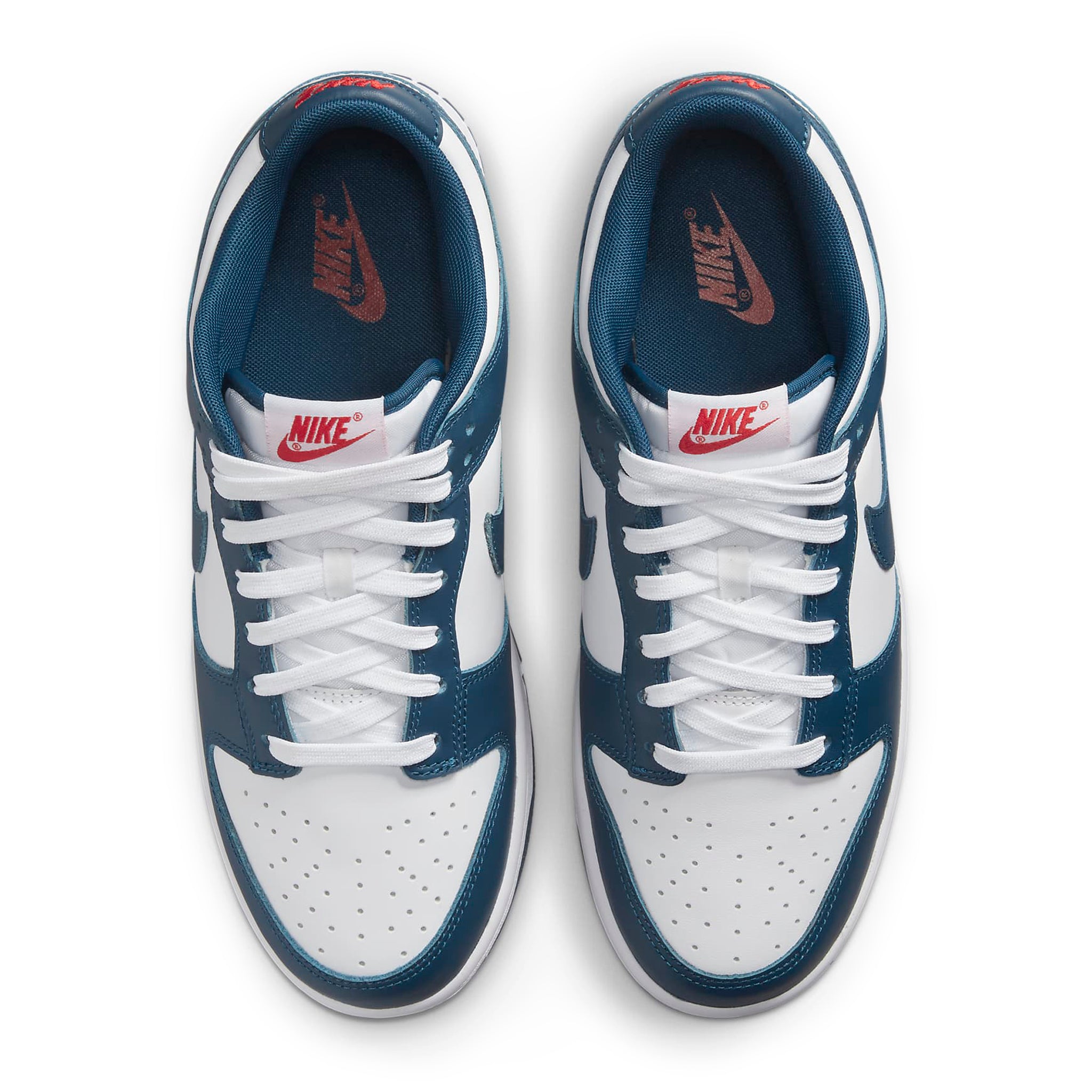 Top down view of Nike Dunk Low Valerian Blue DD1391-400