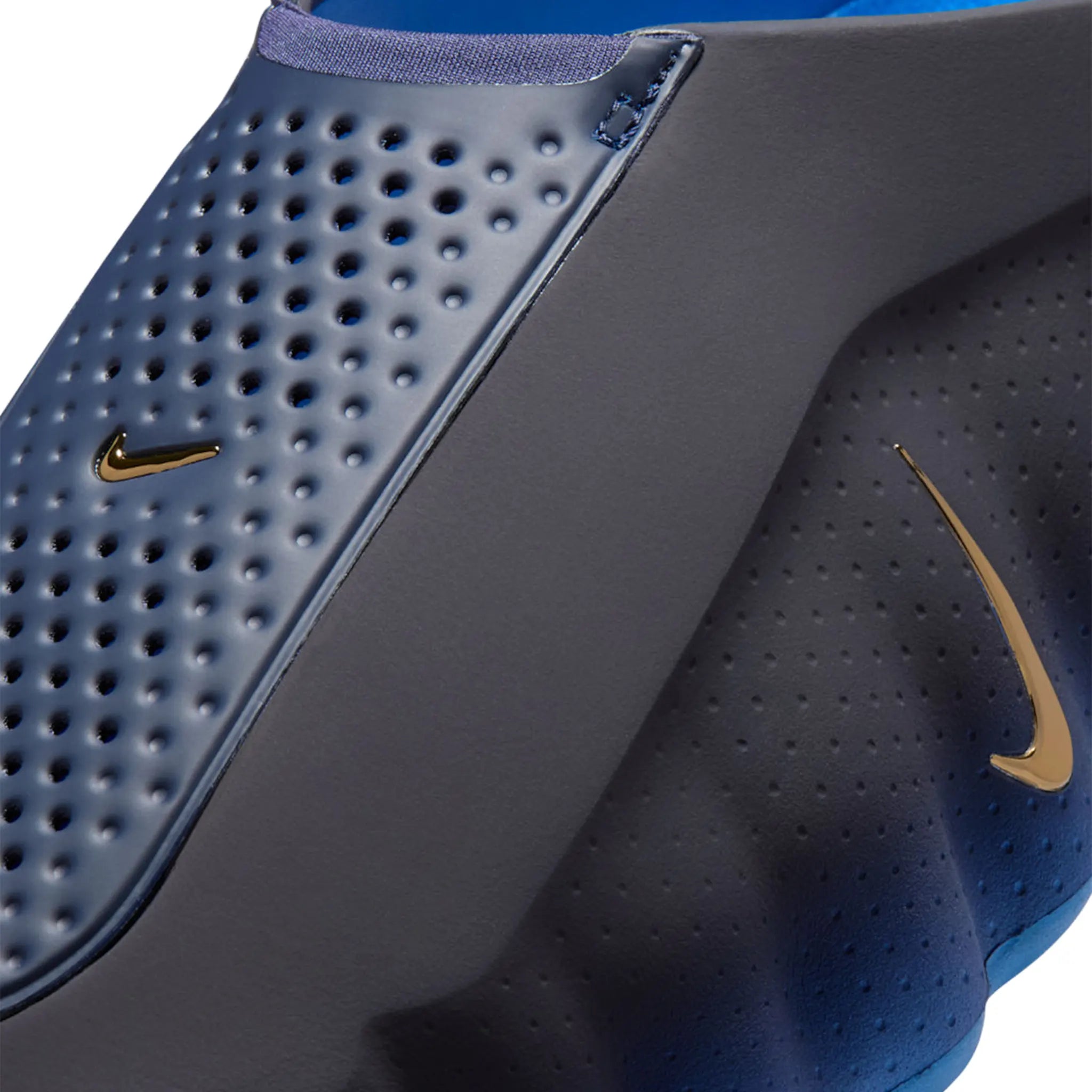 Detailed Front View of Nike Mind 001 Pregame Blackened Blue Game Royal HQ4307-400