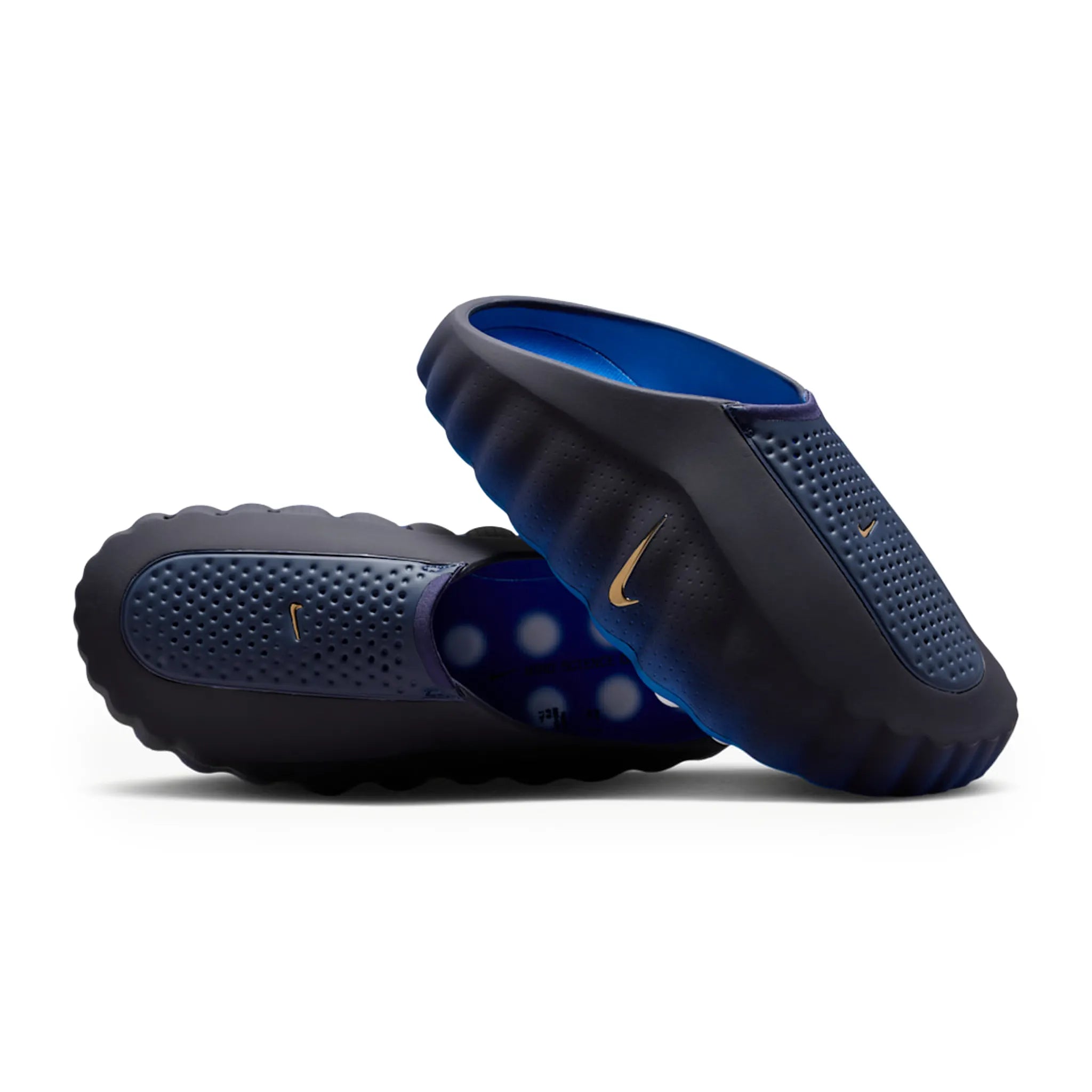 Front Side View of Nike Mind 001 Pregame Blackened Blue Game Royal HQ4307-400