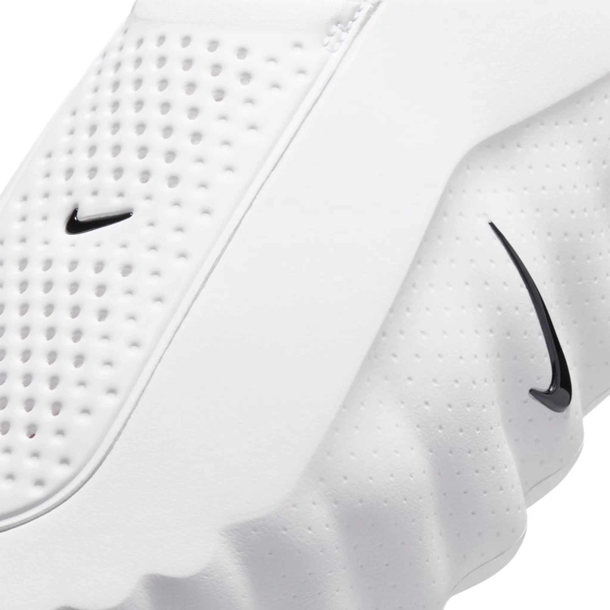 Detailed View of Nike Mind 001 Pregame White Speed Red Mules HQ4307-001