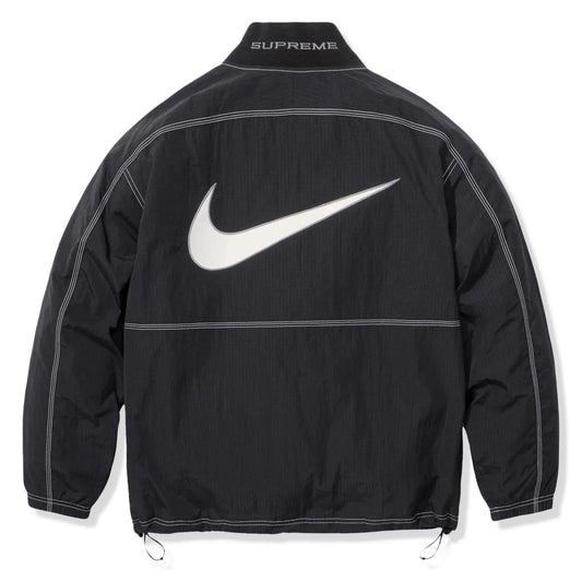 Nike x Supreme Ripstop Black Half-Zip Jacket