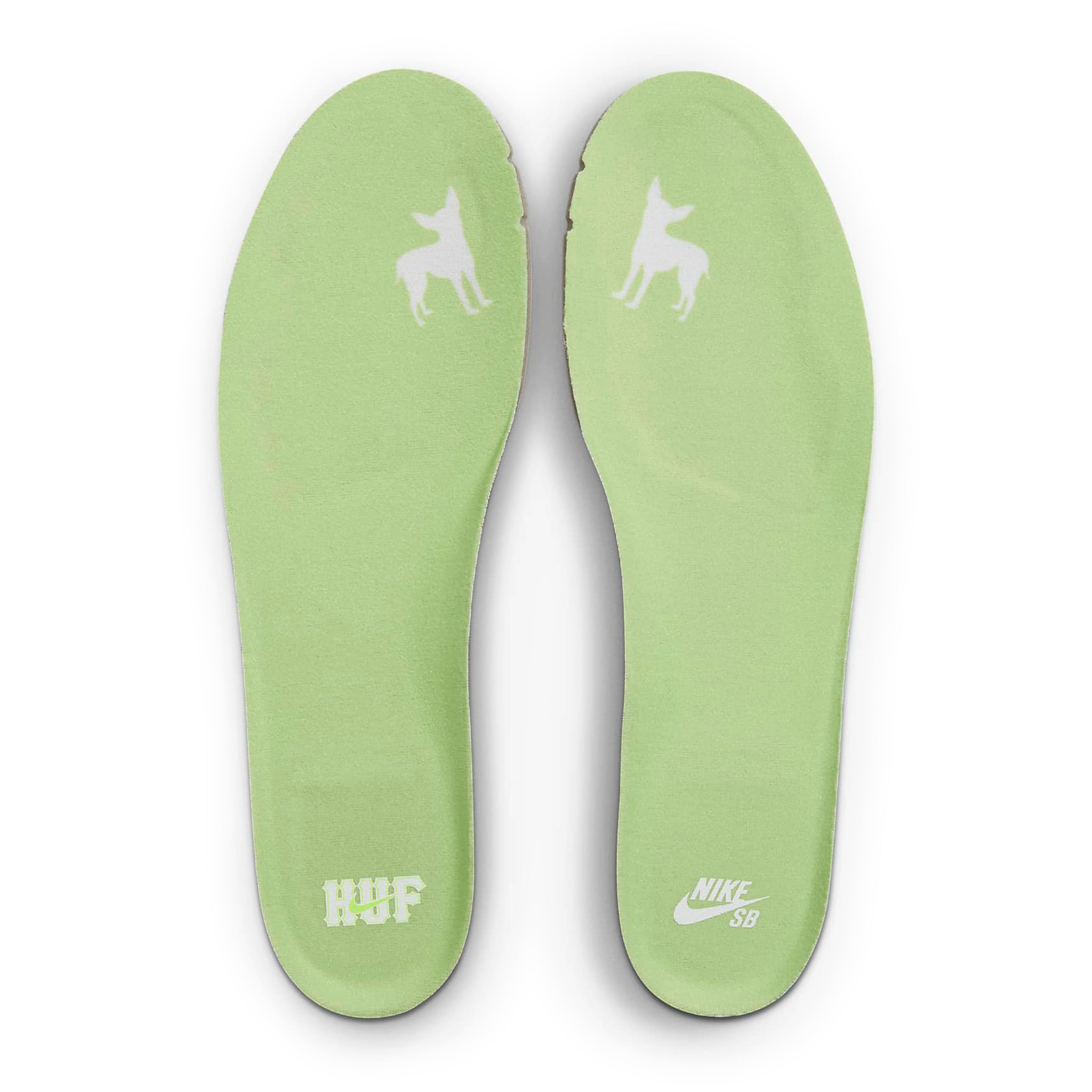 Insole view of Nike x HUF SB Dunk Low New York City FD8775-100