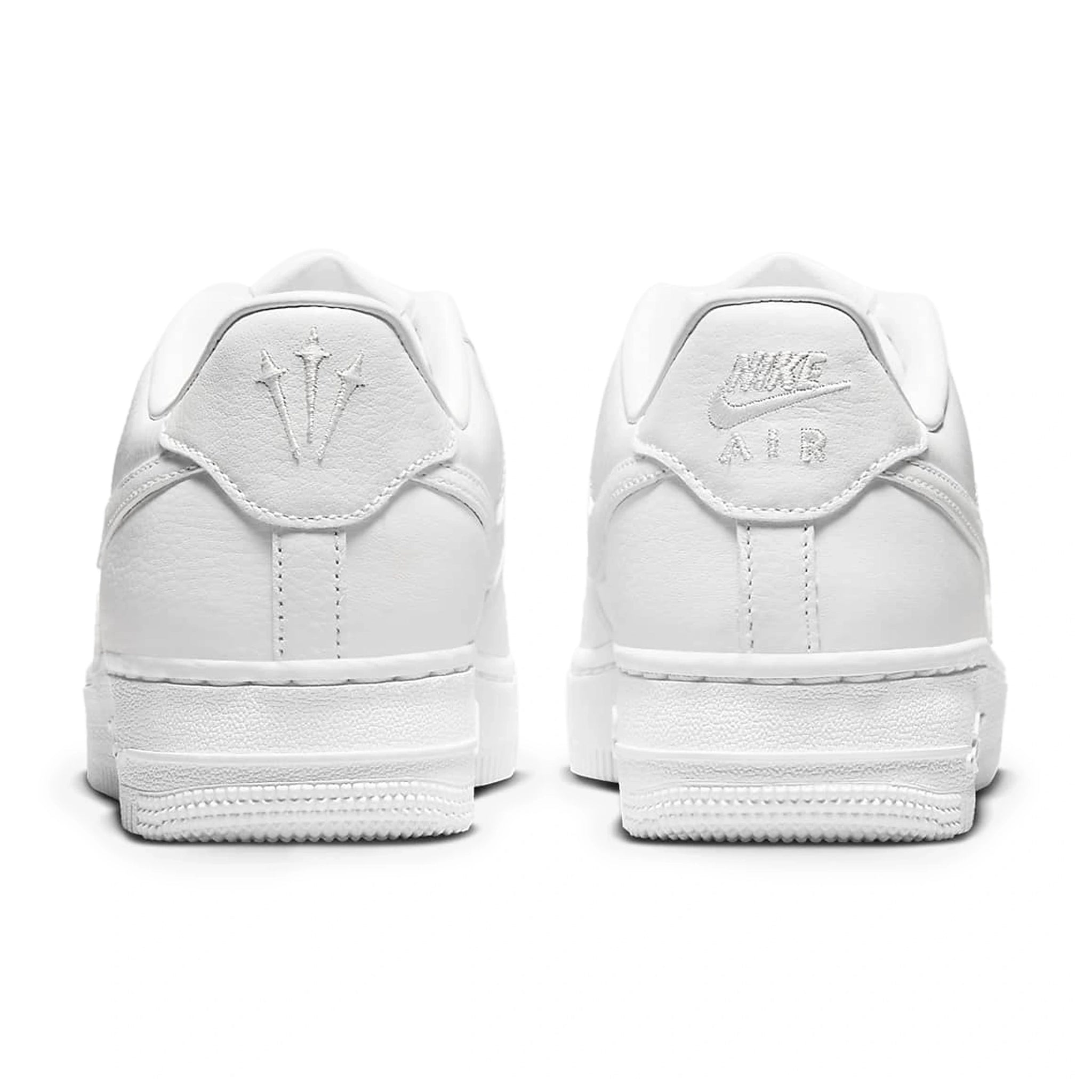 Back view of Nike x Nocta Air Force 1 Low Drake Certified Lover Boy (GS) FV9918-100