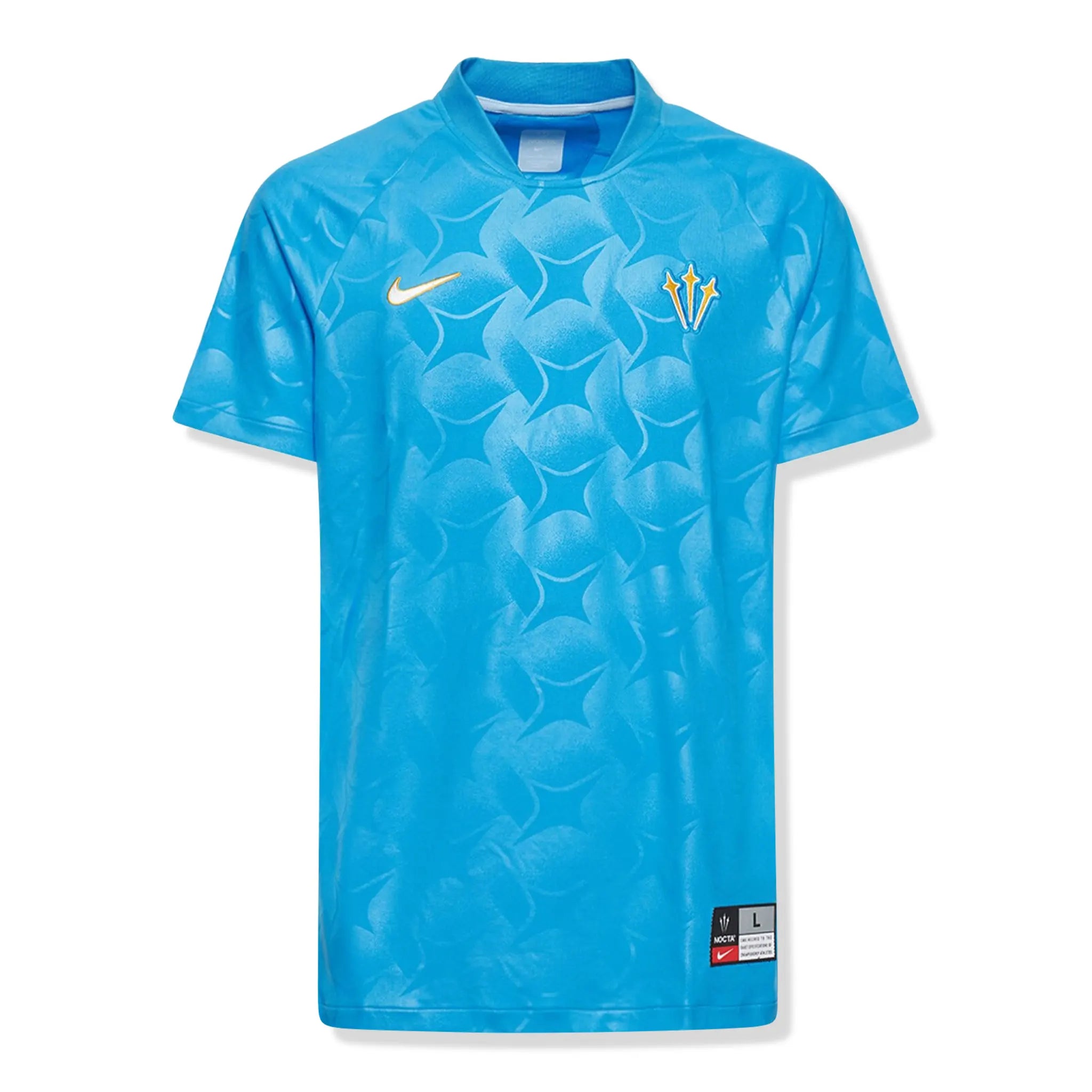 Front view of Nike x Nocta Distant Regards Blue Jersey DR2616-450