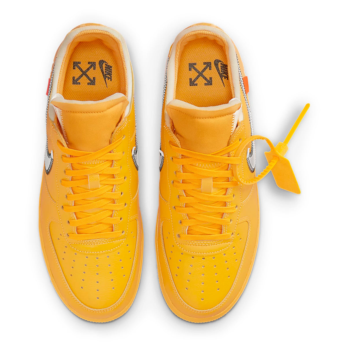 Nike x Off White Air Force 1 Low ICA University Gold  display picture 1