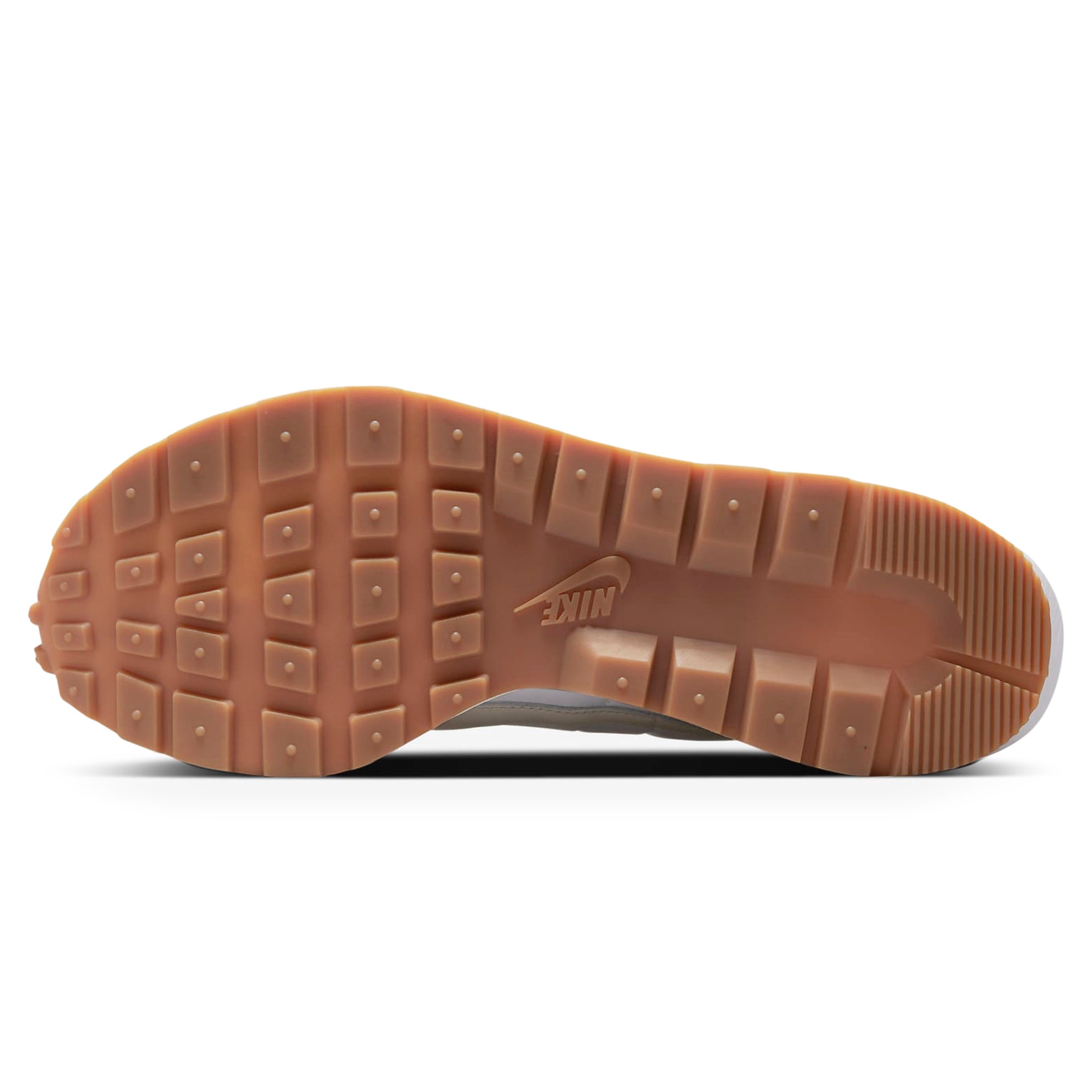 Sole view of Nike x Sacai Vaporwaffle Sail Gum Sneaker DD1875-100
