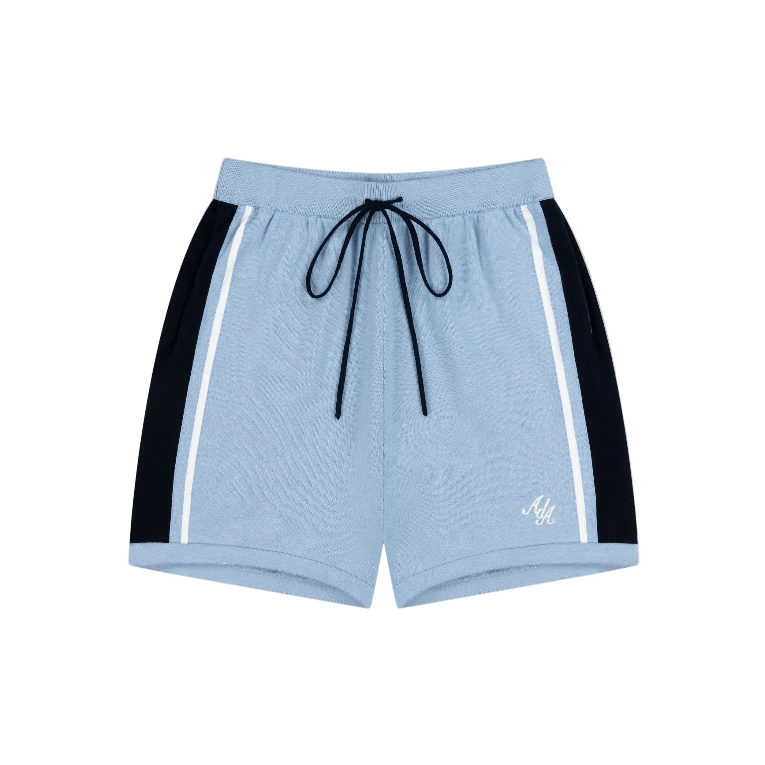 Alma De Ace Notu Knitted Blue Shorts