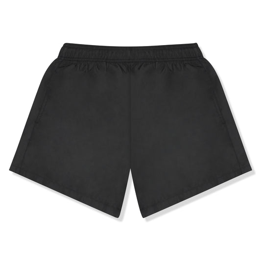 Off-White Blur Logo Print Black Swim Shorts