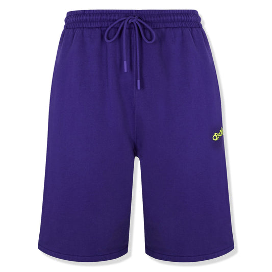 Off-White Opposite Arrows Skate Purple Sweat Shorts