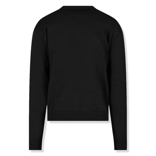 Off-White Single Arrows Black Knit Sweatshirt