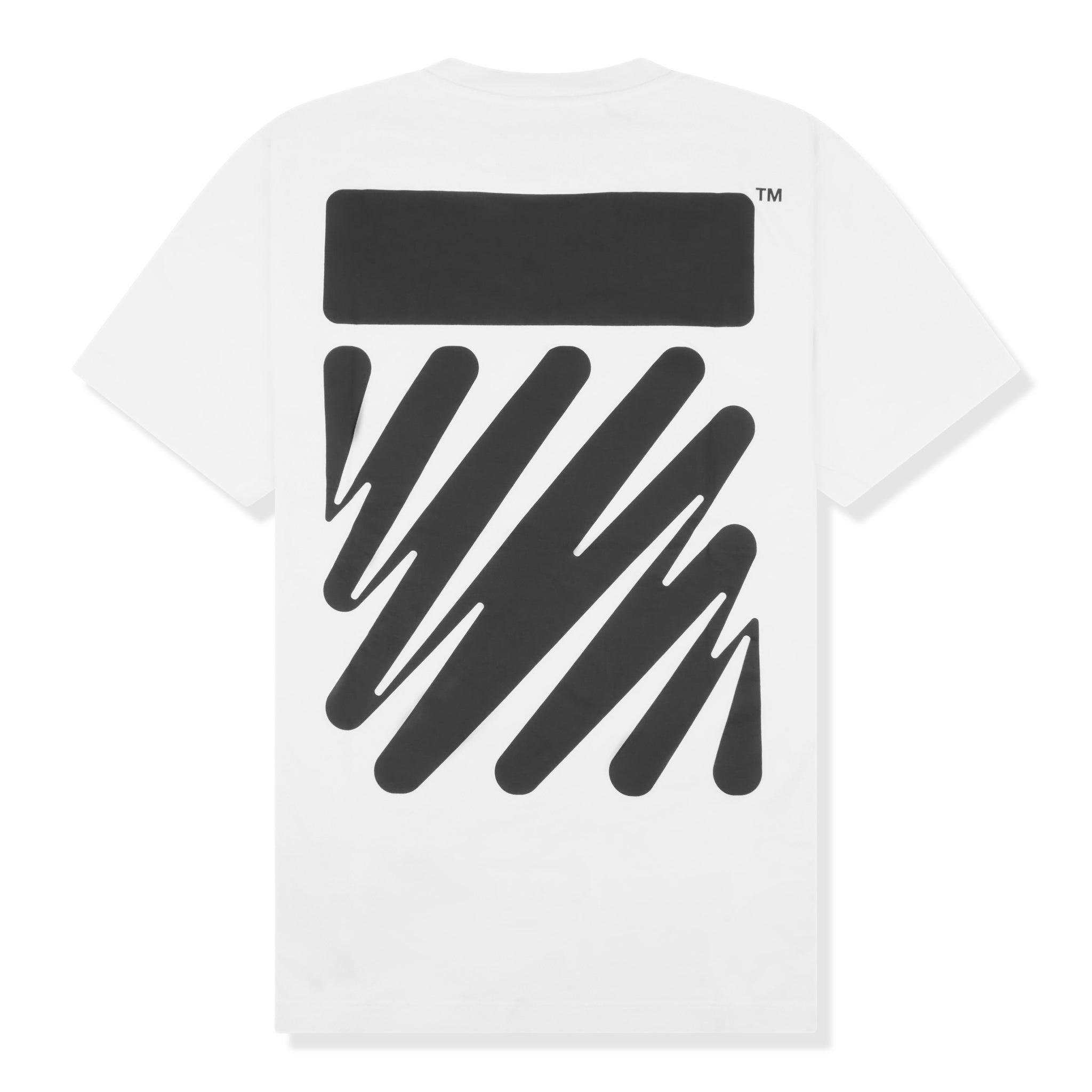 Image of Off-White Waves Diagonals White T Shirt