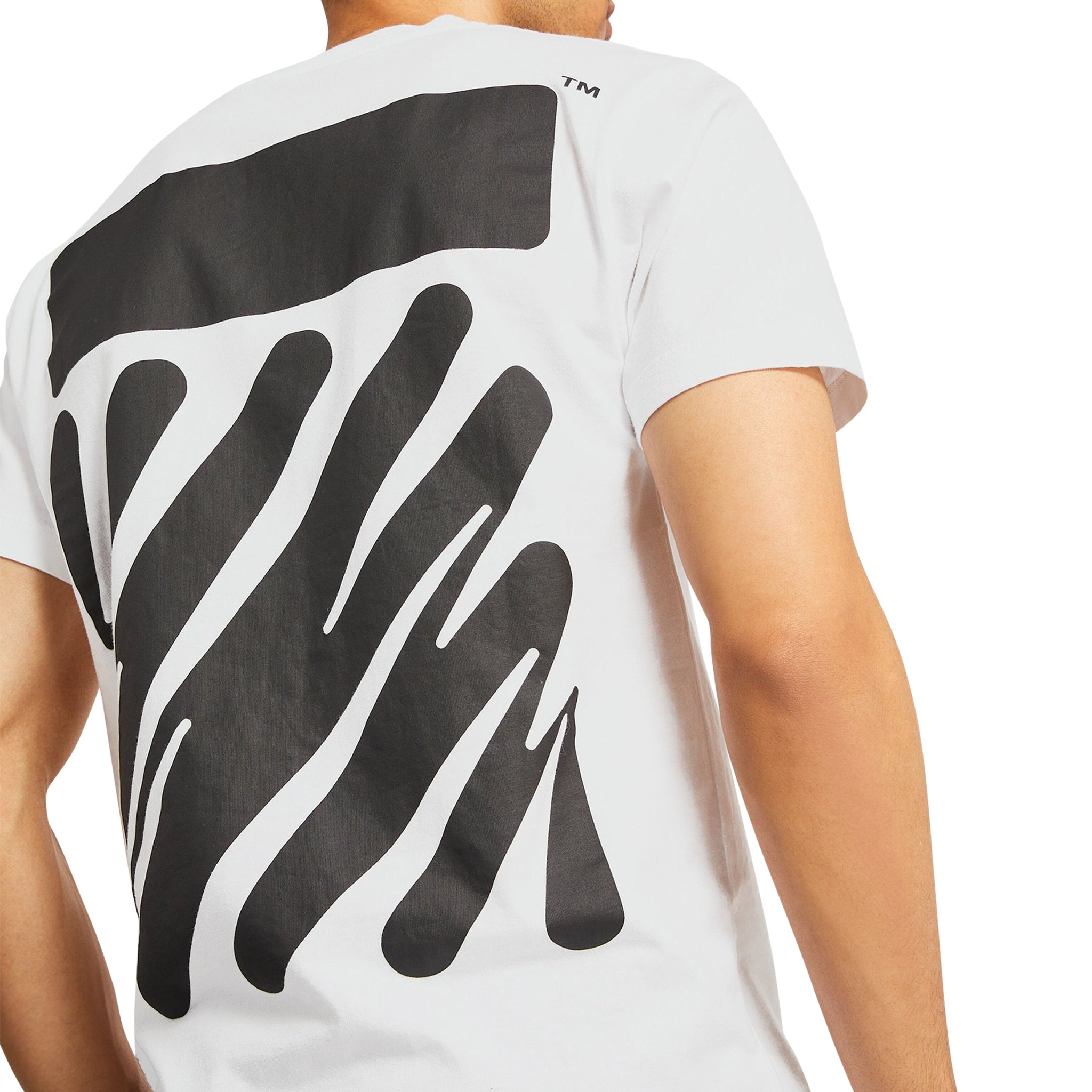 Image of Off-White Waves Diagonals White T Shirt