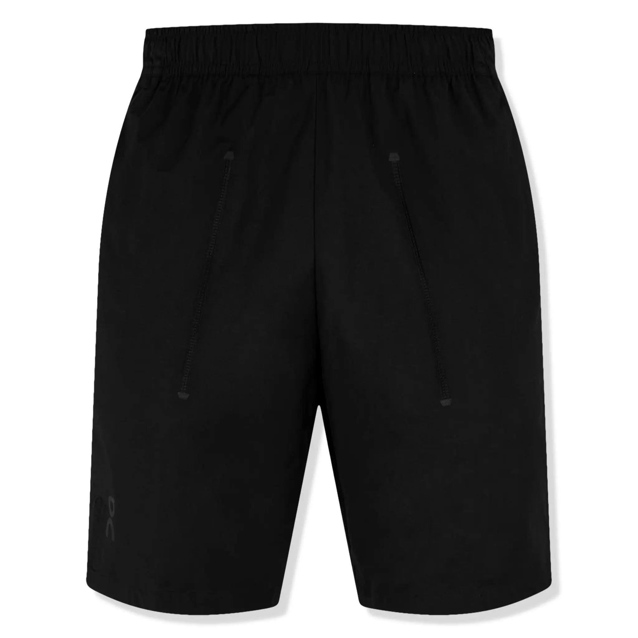 Front view of On Running All-Day Black Shorts 1MD30150553