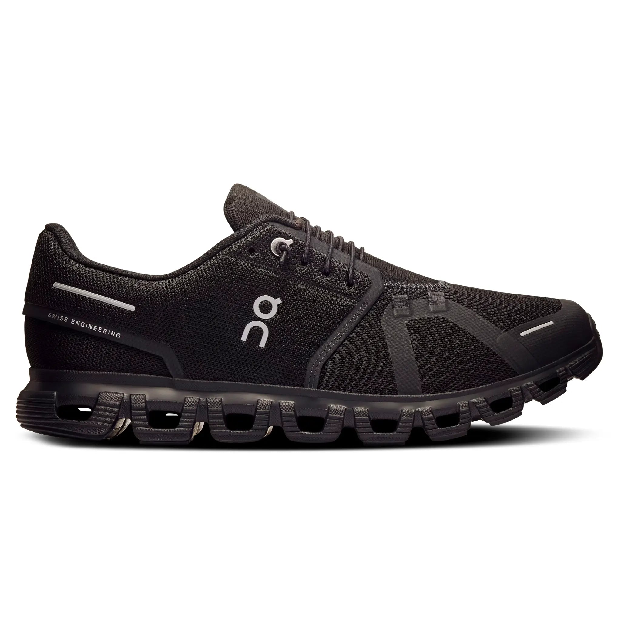 Side View of On Running Cloud 6 All Black Shoes 3MF10071043