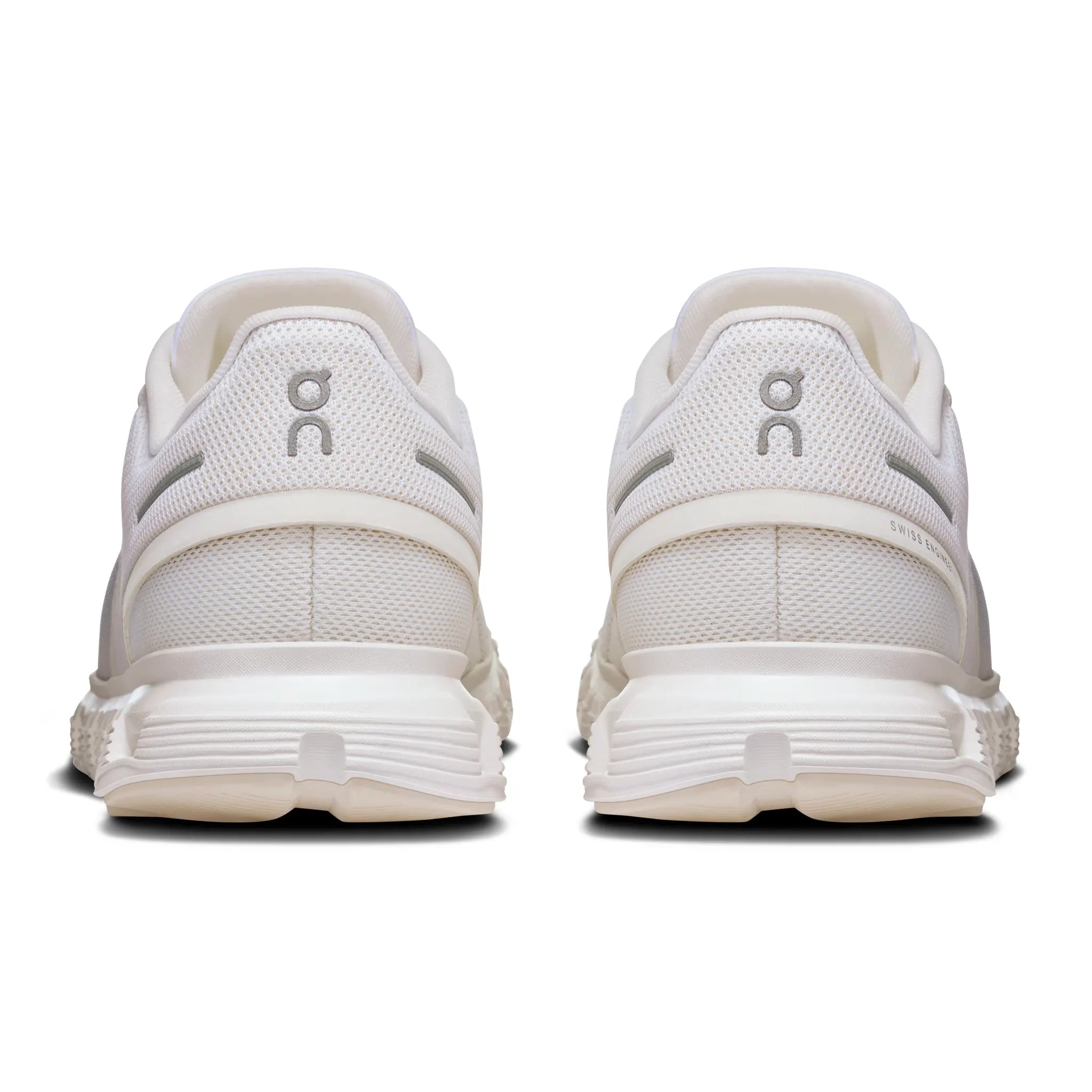 Back View of On Running Cloud 6 All White (W) 3WF10061200