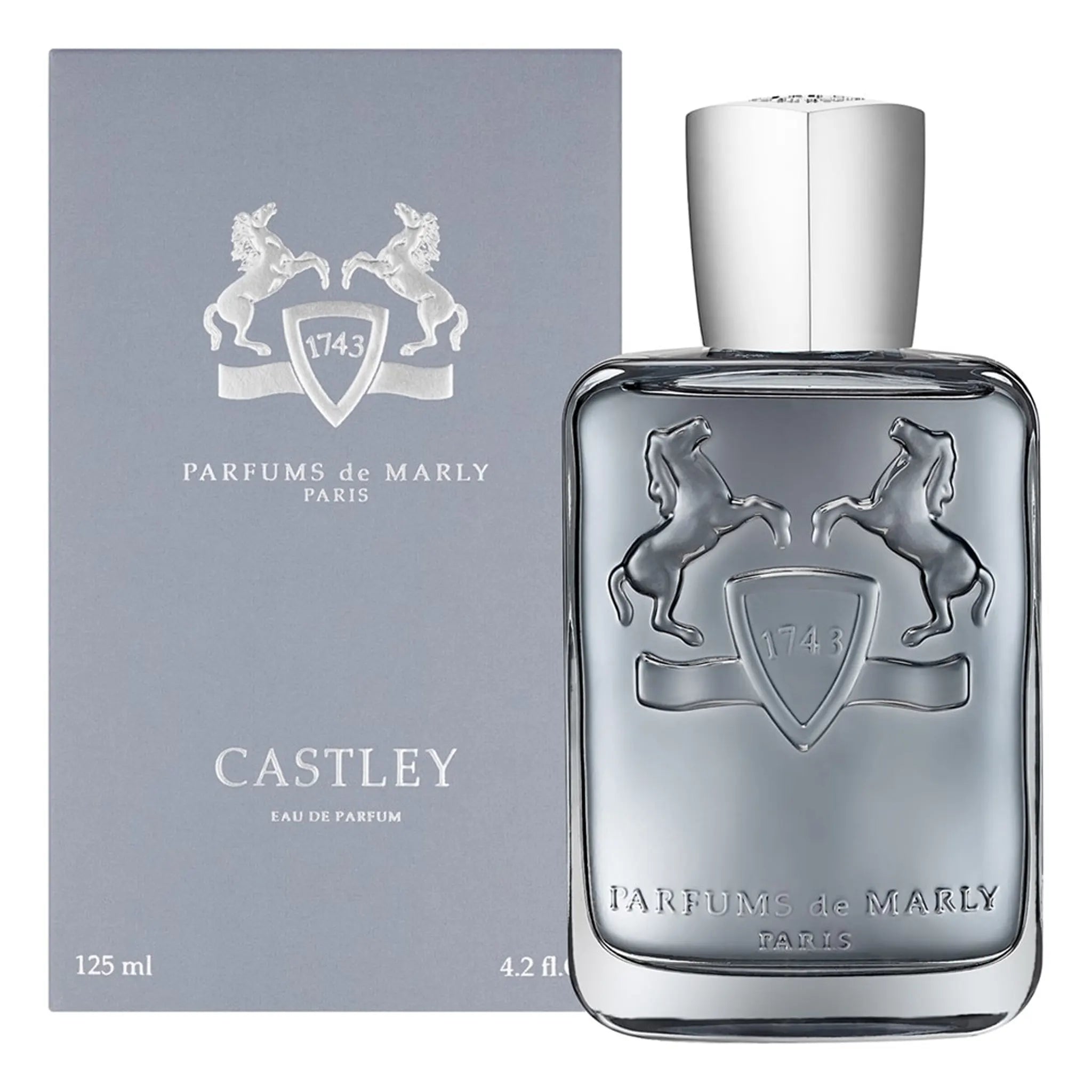 Front With Box View of Parfums De Marly Castley Eau De Parfum