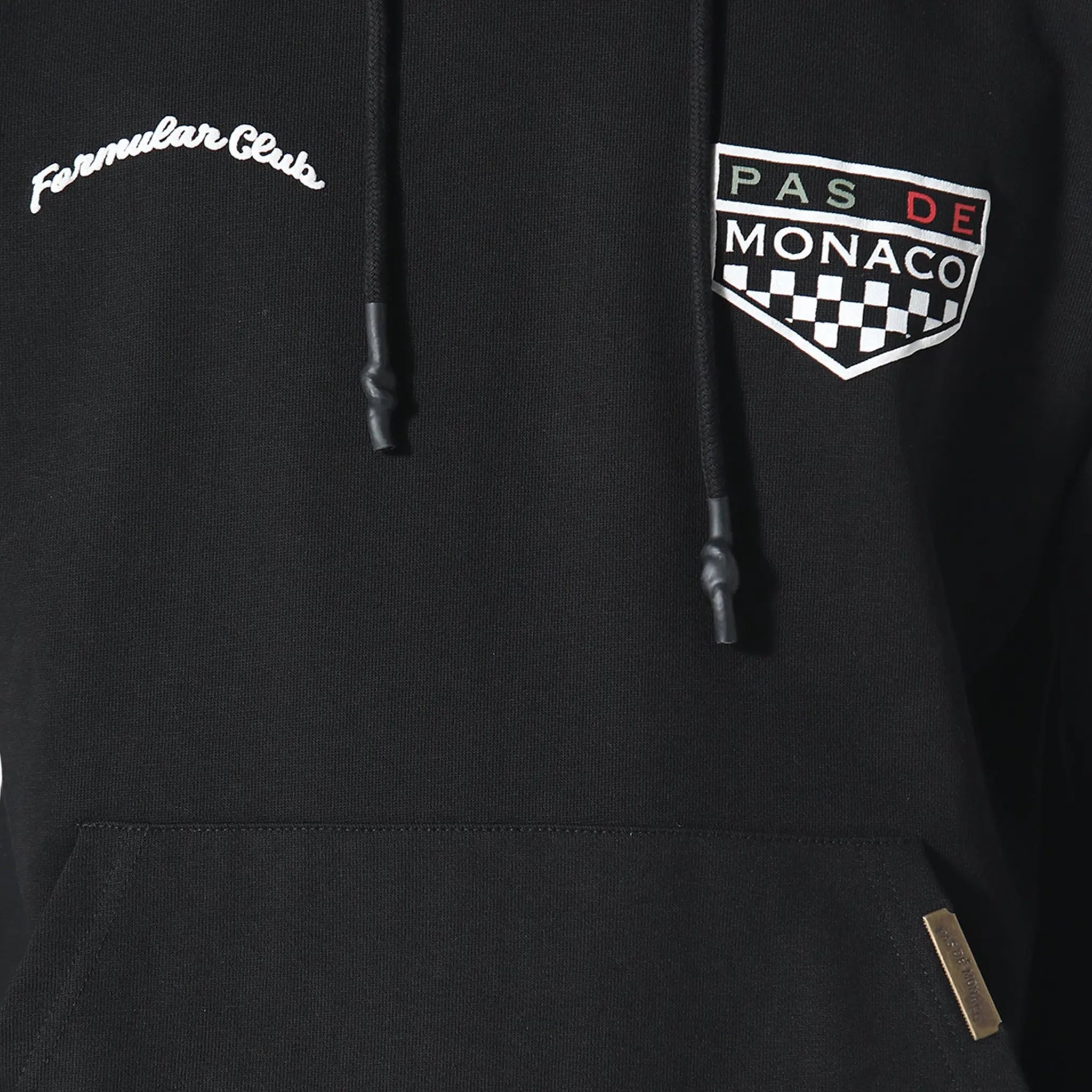 Pas De Monaco Formular Club Black Hoodie