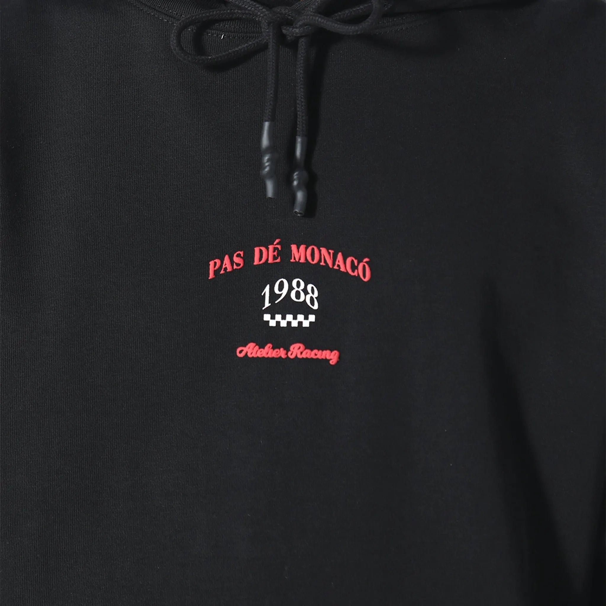 Detailed View of Pas De Monaco Speedster Black Hoodie 5060615213511