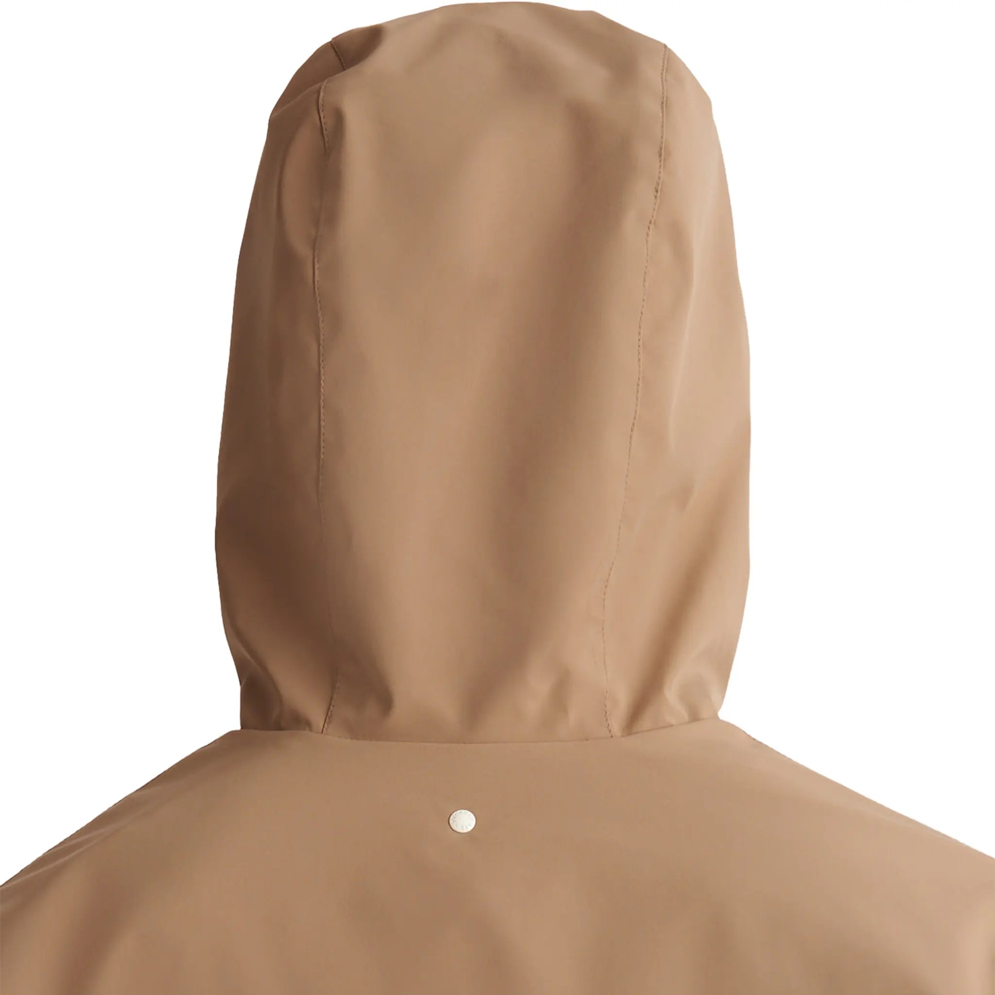 Detailed Back View of Peckham Rye Sloane Reversible Caribou Hooded Jacket