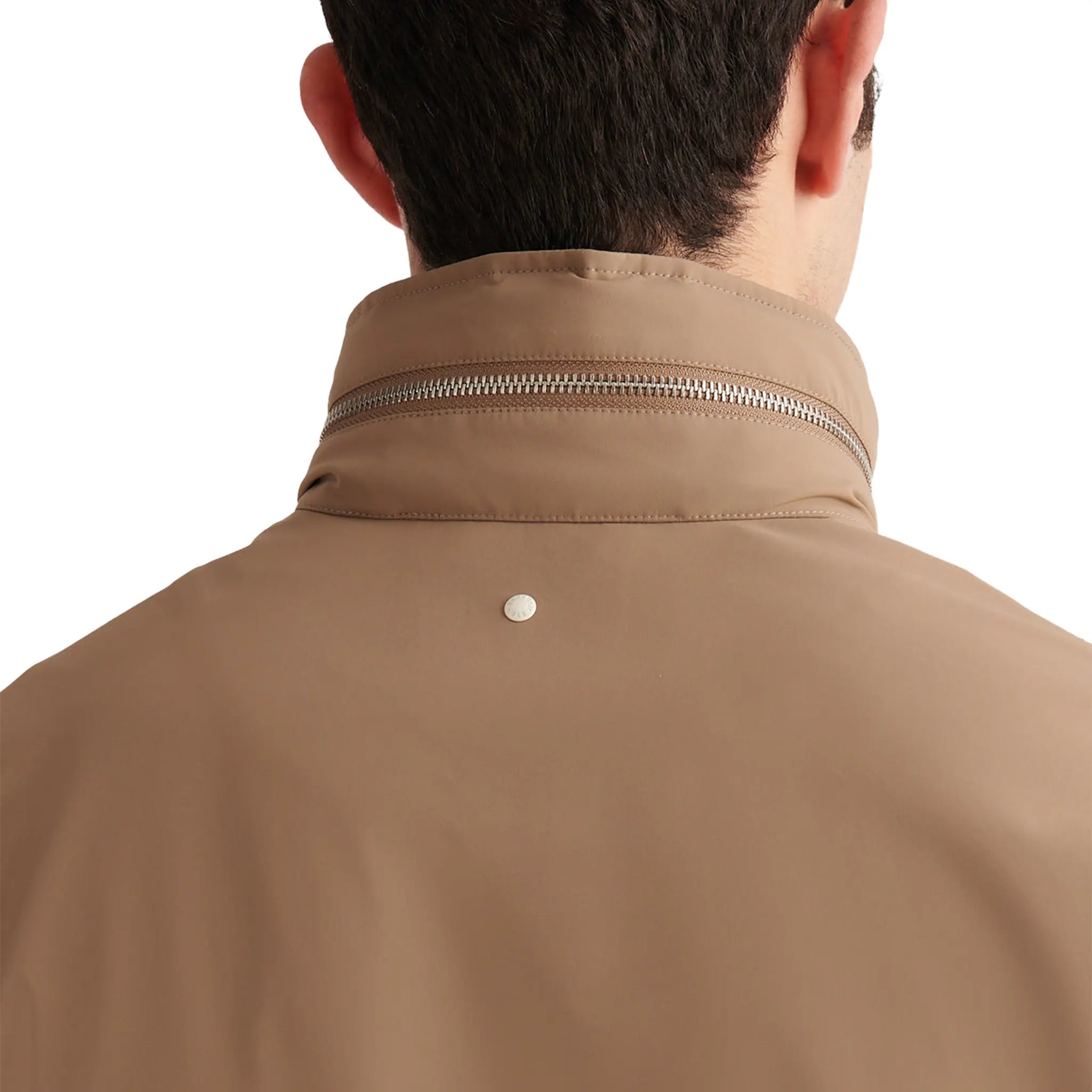 Detailed Back View of Peckham Rye The Explorer Safari Caribou Jacket 