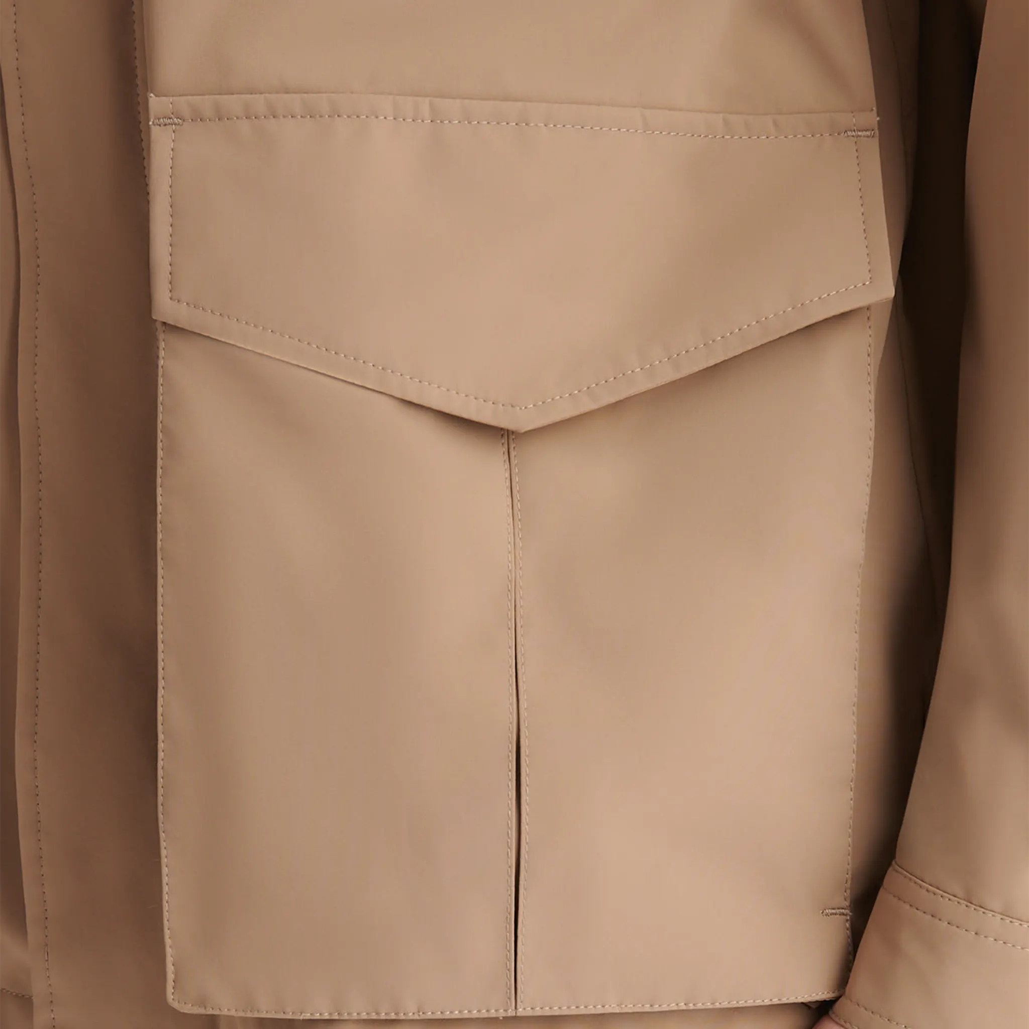 Detailed View of Peckham Rye The Explorer Safari Caribou Jacket 