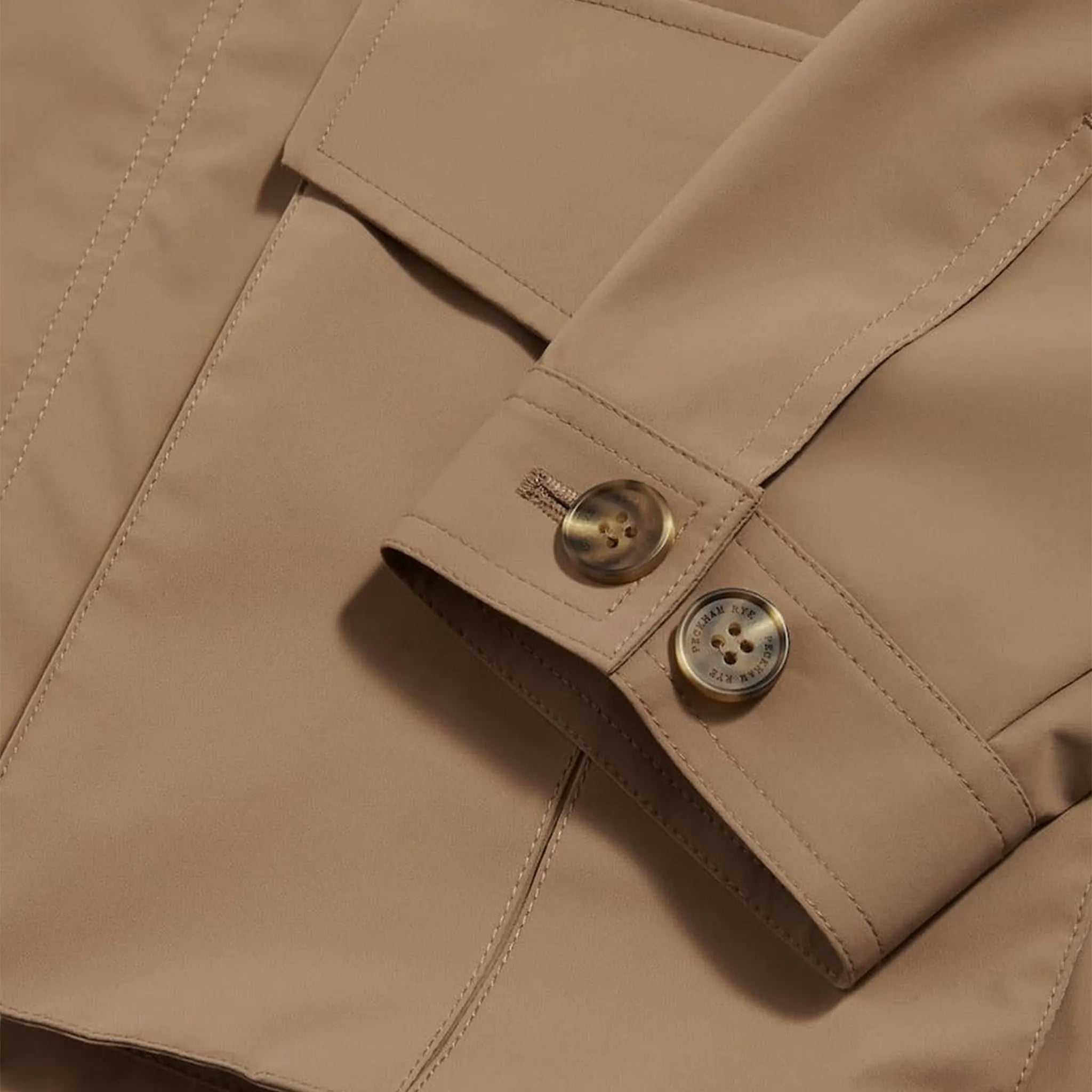 Detailed View of Peckham Rye The Explorer Safari Caribou Jacket 