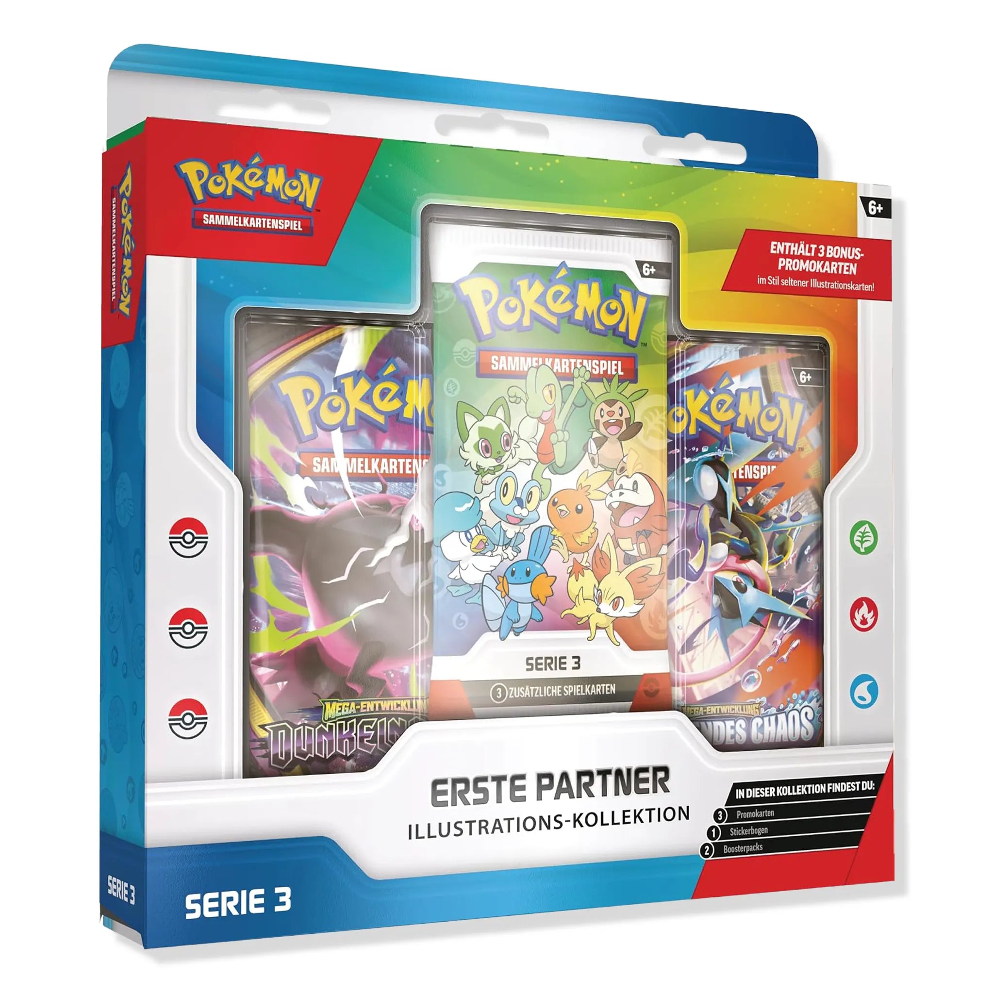 Front Side View of Pokemon First Partner Illustration Collection Series 3 Box