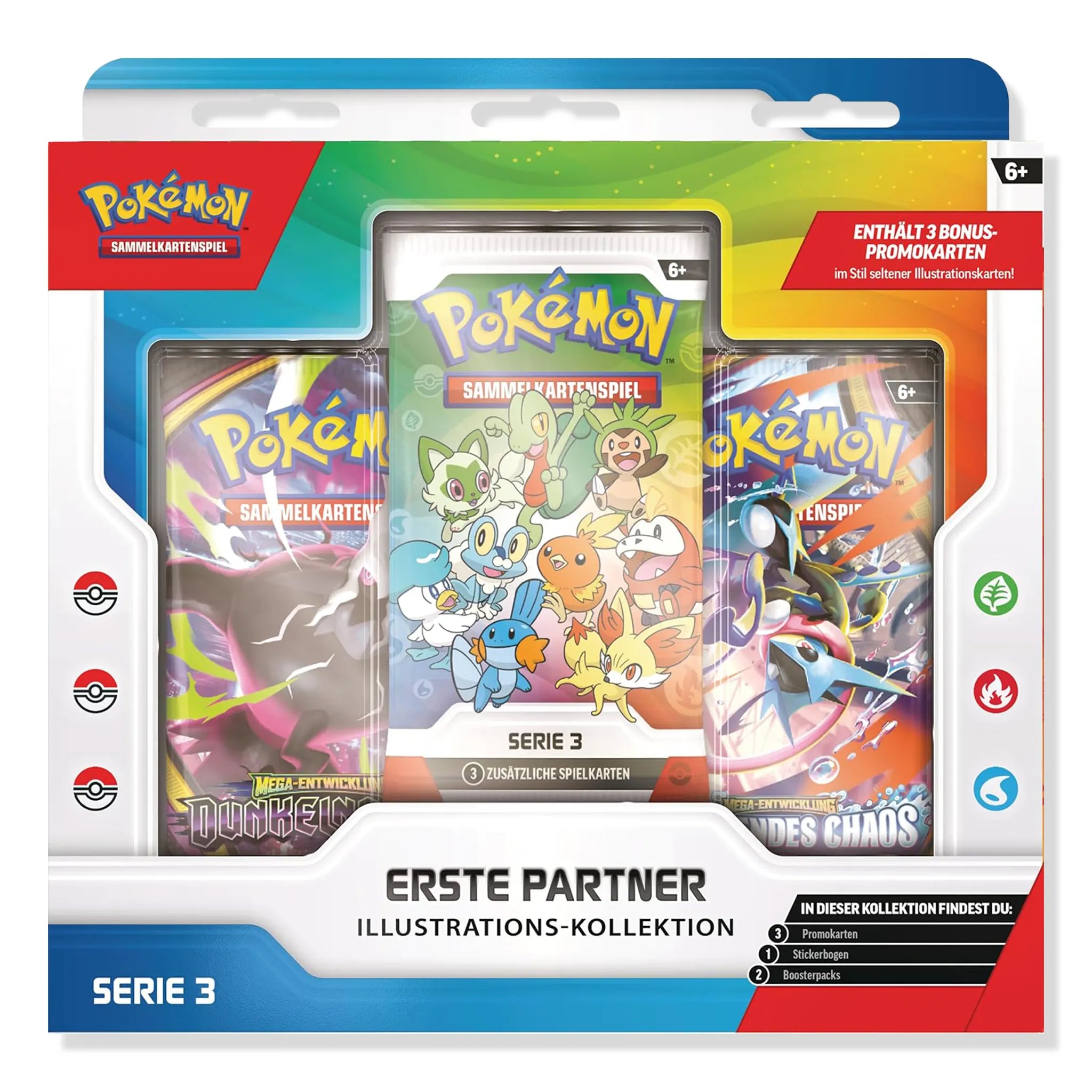Front View of Pokemon First Partner Illustration Collection Series 3 Box