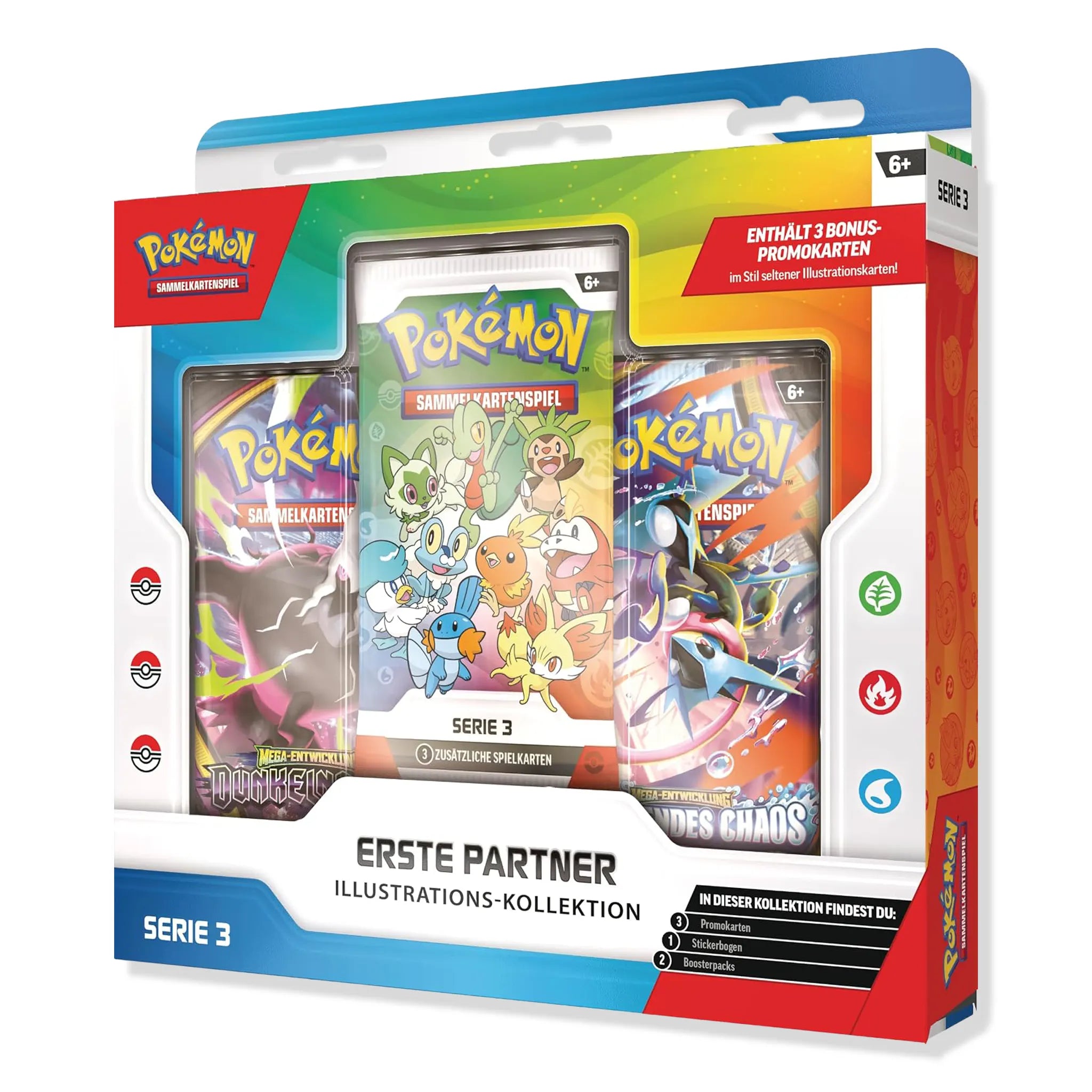 Front Side View of Pokemon First Partner Illustration Collection Series 3 Box