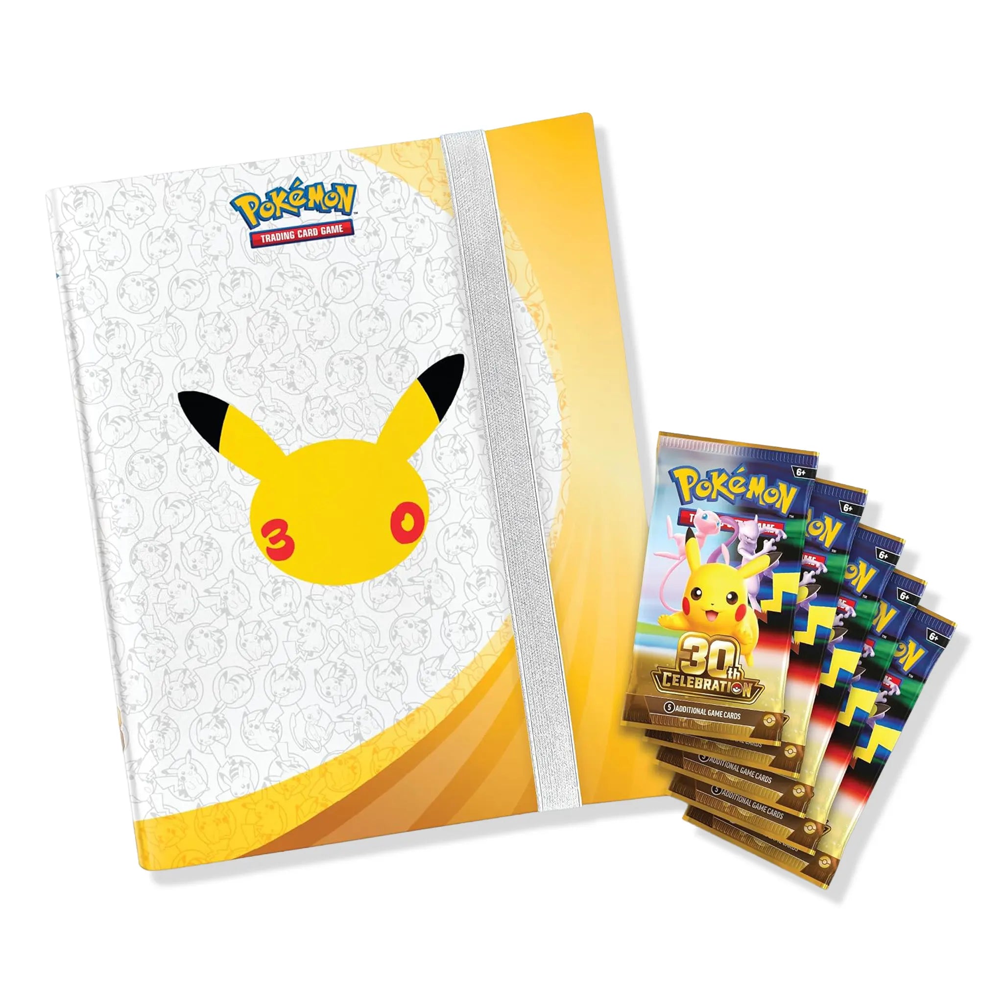 Detailed View of Pokemon Mega Evolution 30th Celebration Binder Collection (2026)