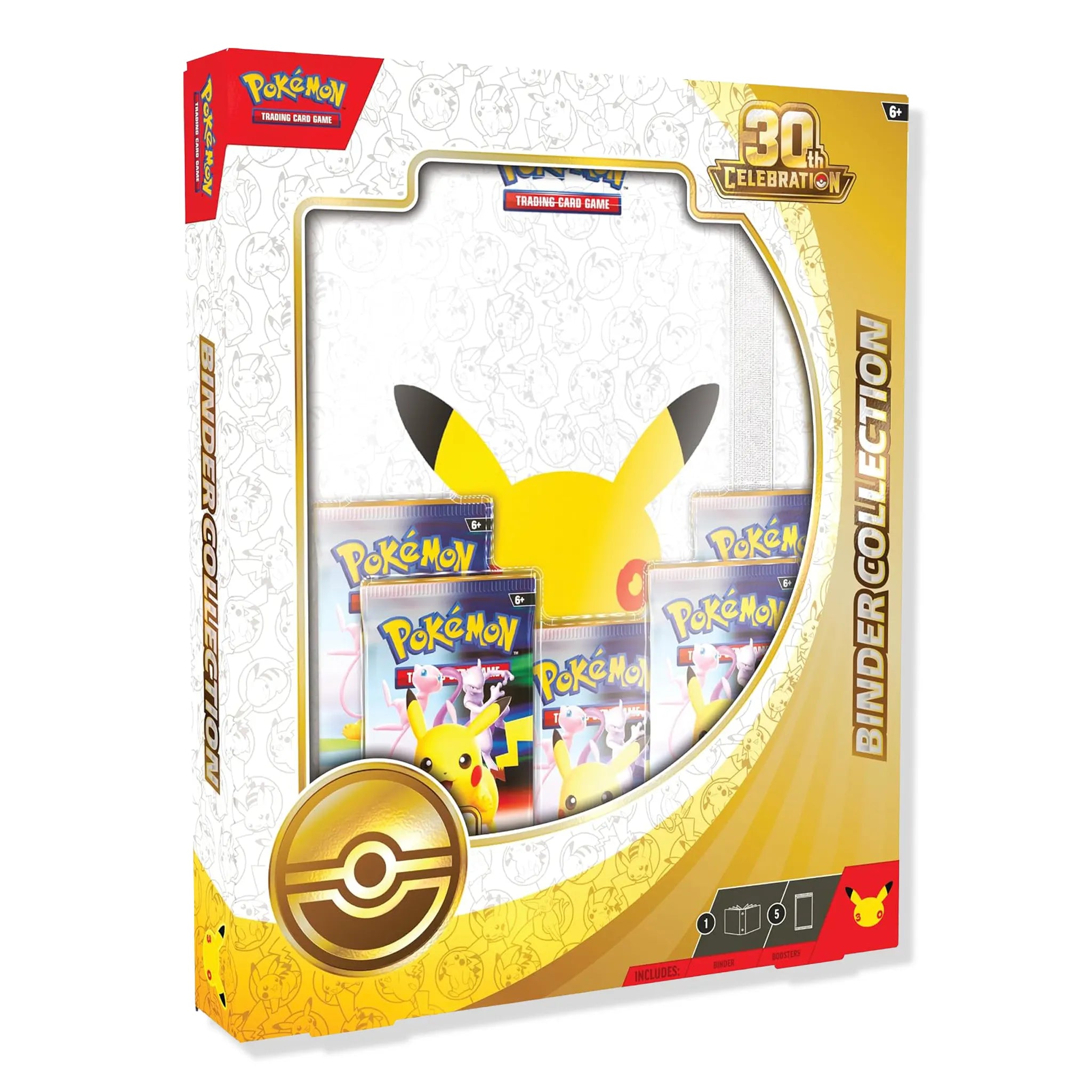 Front View of Pokemon Mega Evolution 30th Celebration Binder Collection (2026)