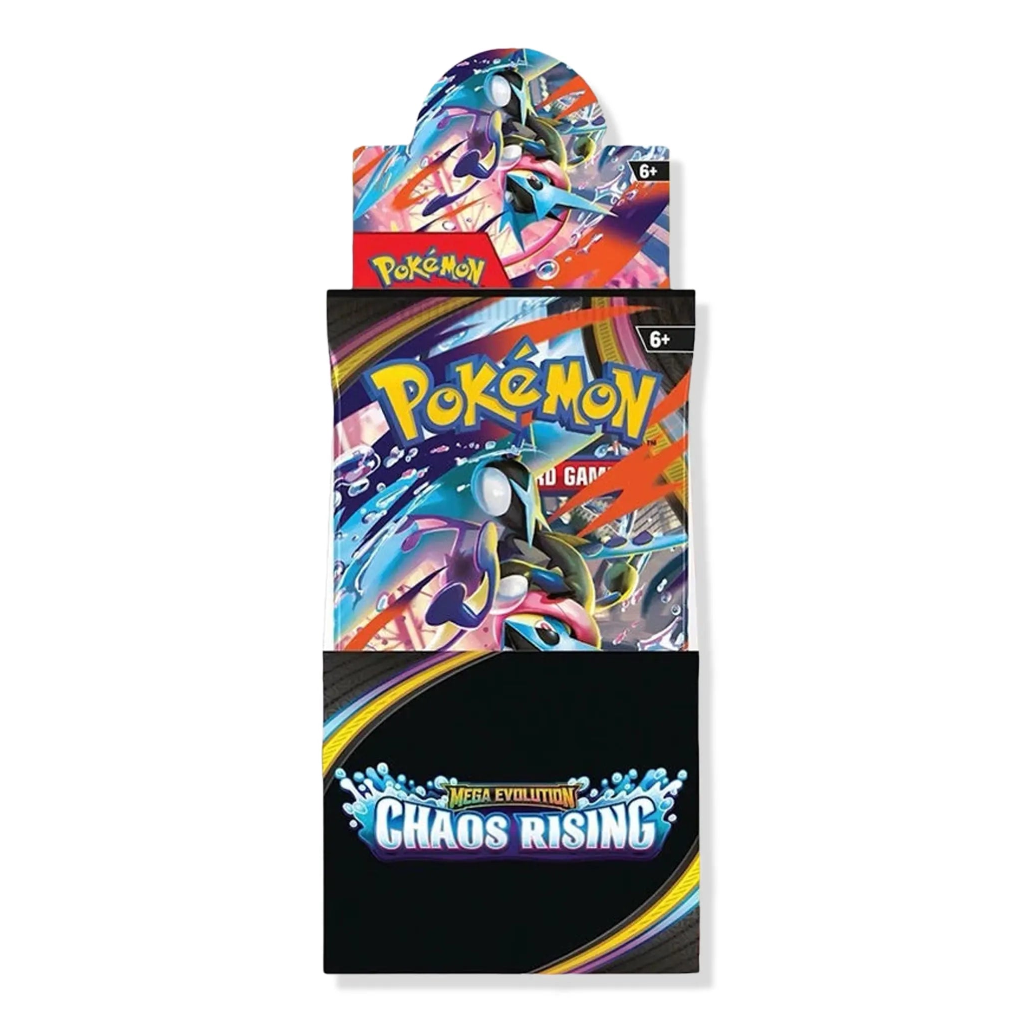 Front View of Pokémon Mega Evolution Chaos Rising Booster Pack (2026) (Single)