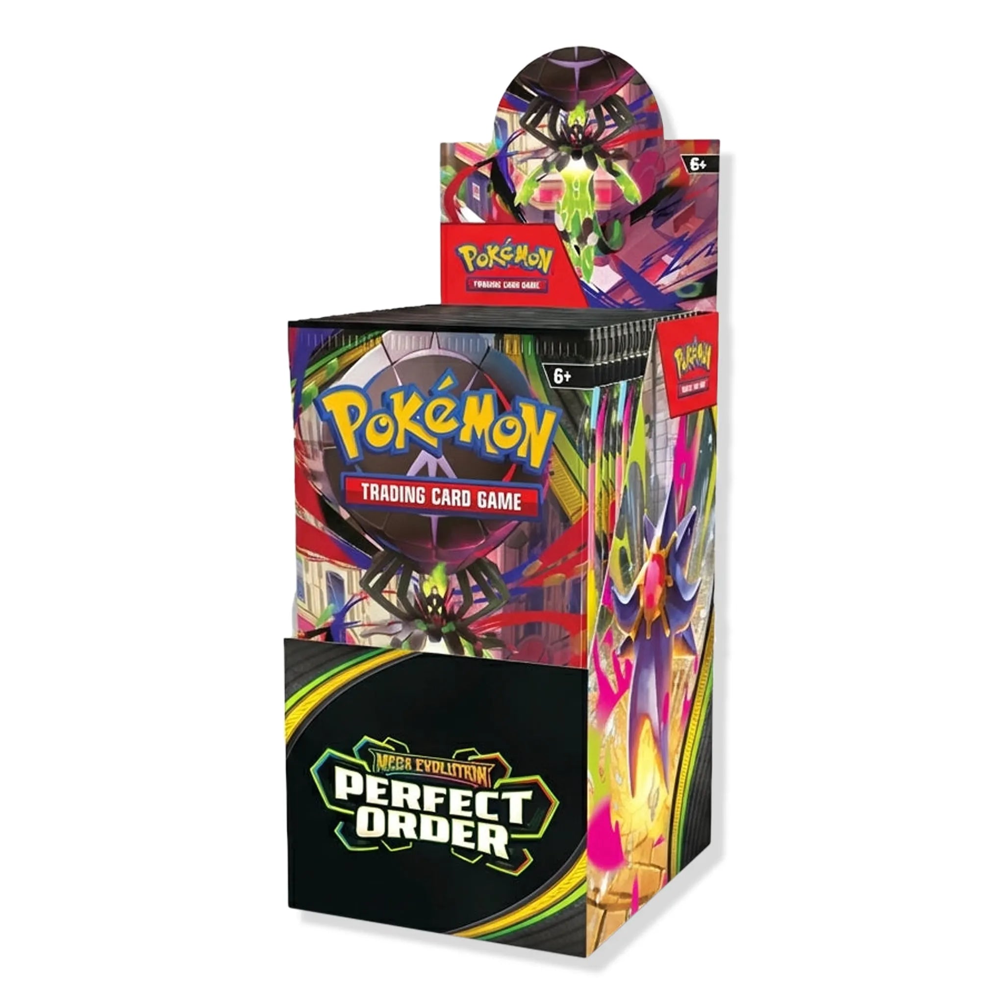 Front View of Pokémon Mega Evolution Perfect Order Booster Pack (Single)