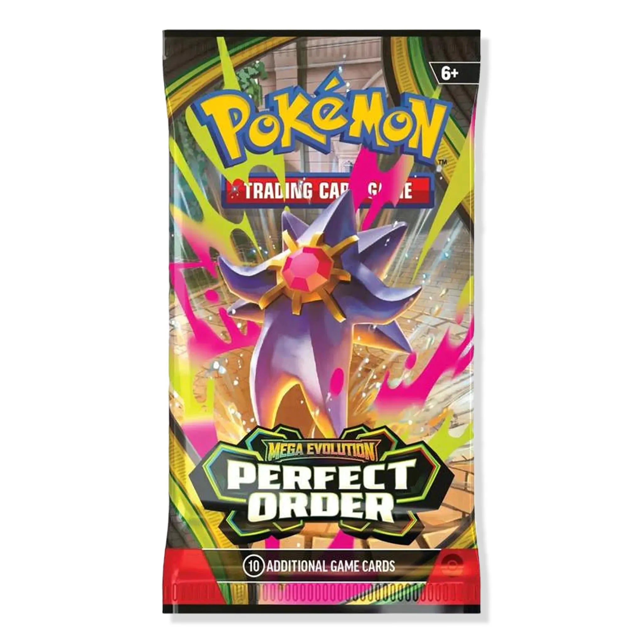 Card View of Pokémon Mega Evolution Perfect Order Booster Pack (Single)