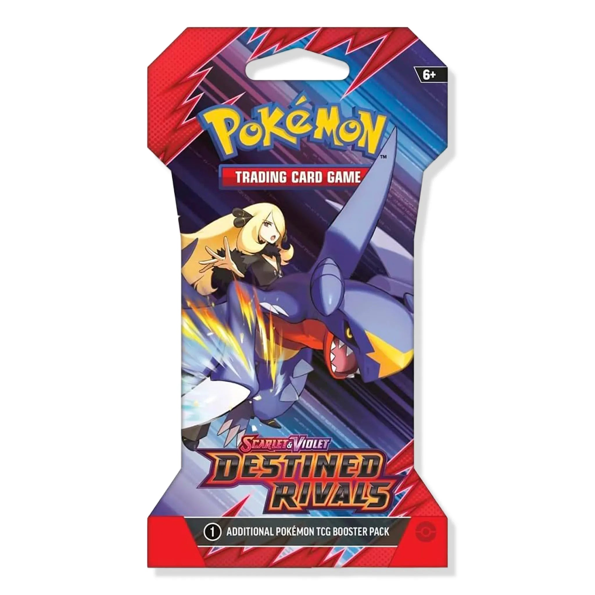 Front View of Pokemon Scarlet & Violet Destined Rivals 8 Booster Pack (2025)