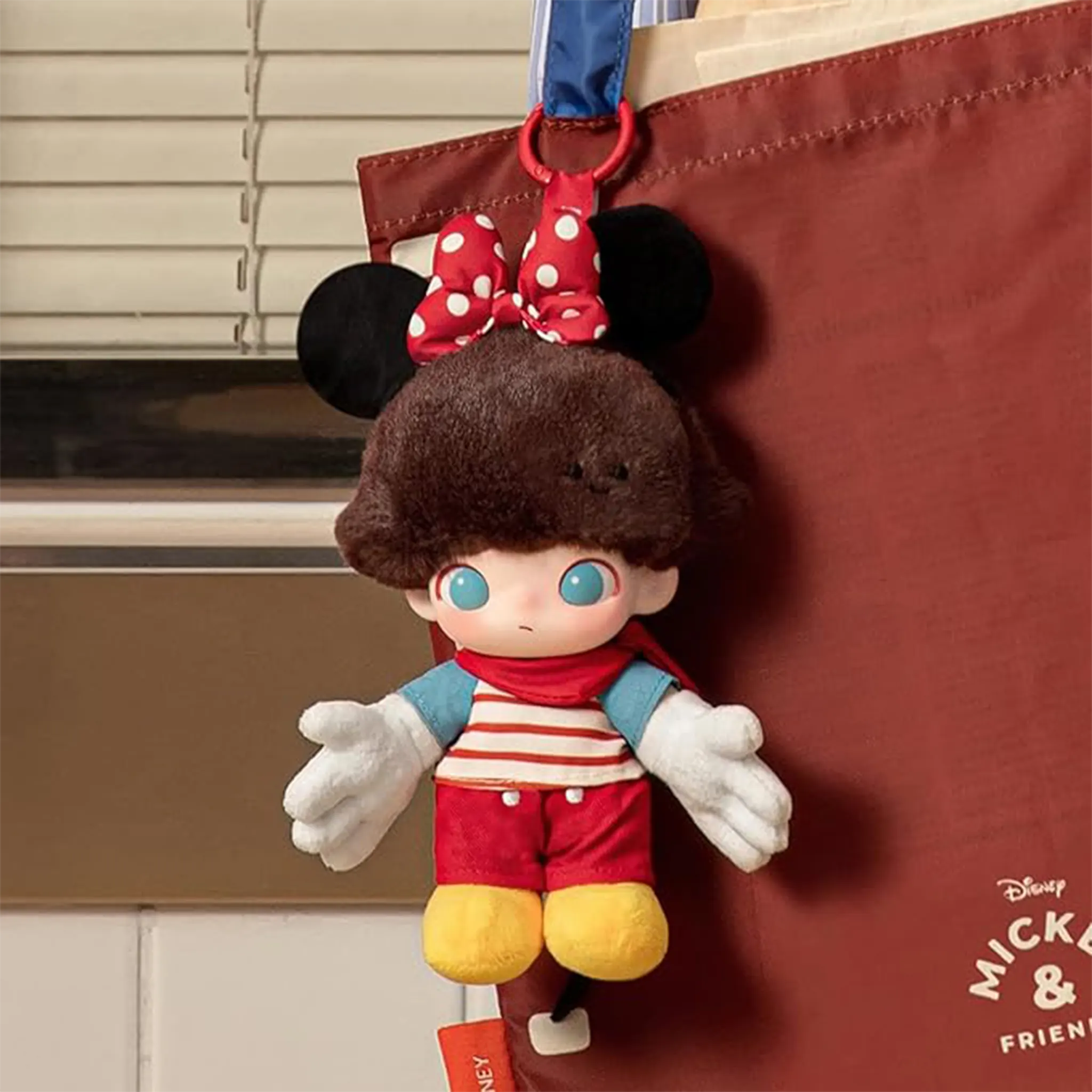 Labubu View of Pop Mart Labubu Dimoo World x Disney Series Vinyl Plush Keychain Sealed Case (Case of 6)