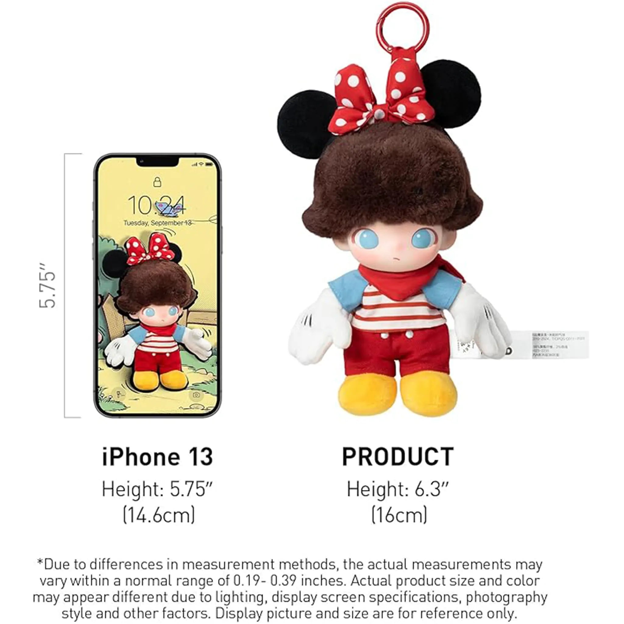 Wallpaper View of Pop Mart Labubu Dimoo World x Disney Series Vinyl Plush Keychain Sealed Case (Case of 6)