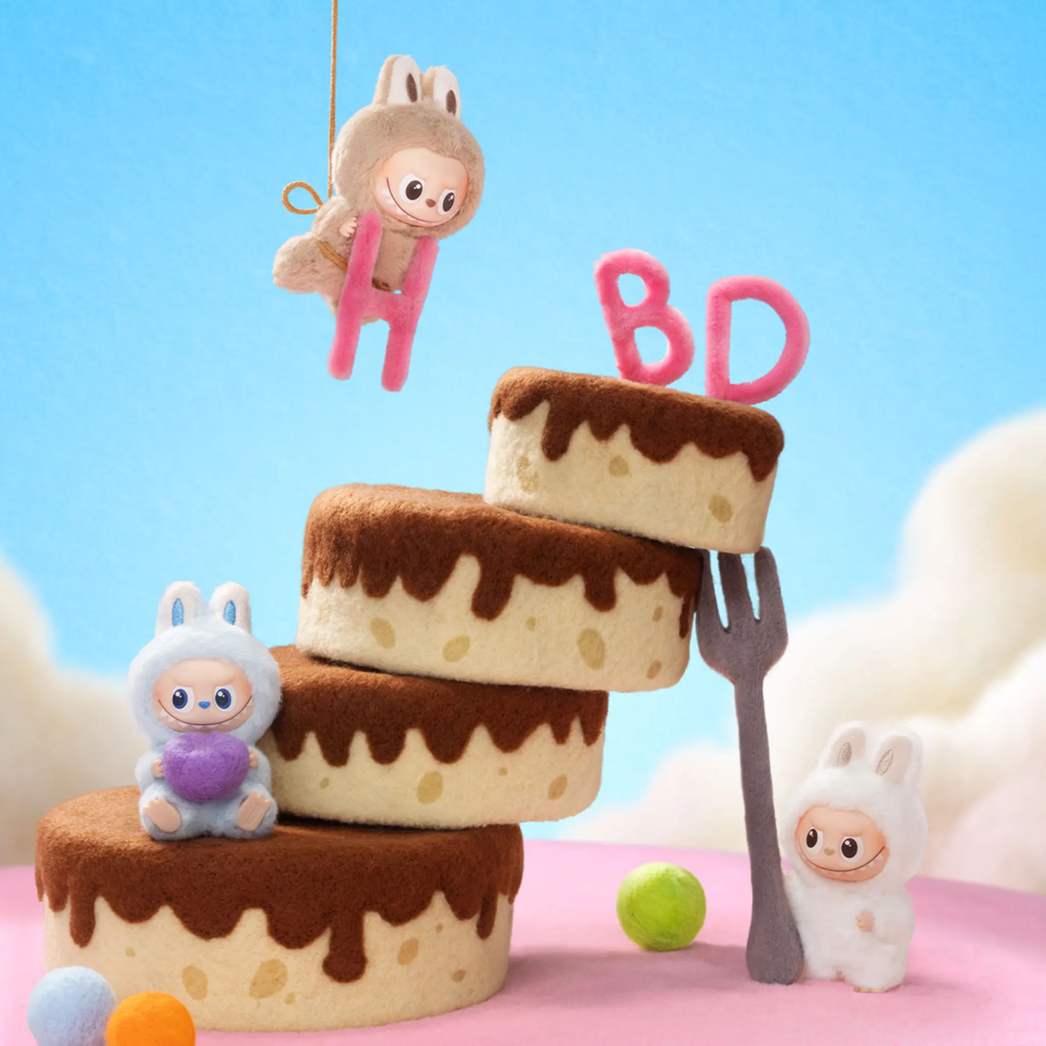 Detailed Pop Mart The Monstres Pin for Love Series Vinyl Plush Pendant Blind Box (A-M)