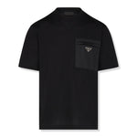 Prada Pocket Re-Nylon Black T Shirt