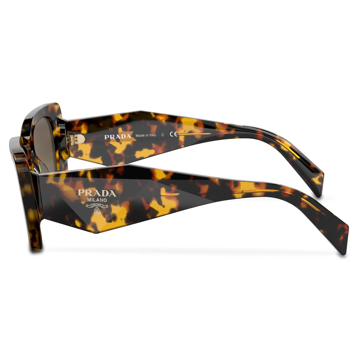 Prada PR 08YS 01V8C1 Havana Honey Sunglasses | PR 08YS 01V8C1 display picture 1