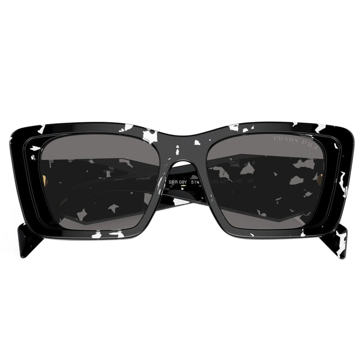 Prada tortoise crystal sunglasses PRADA TORTOISE SILVER AND LIGHT BLUE GRAD LENS SUNGLASSES  main image 4