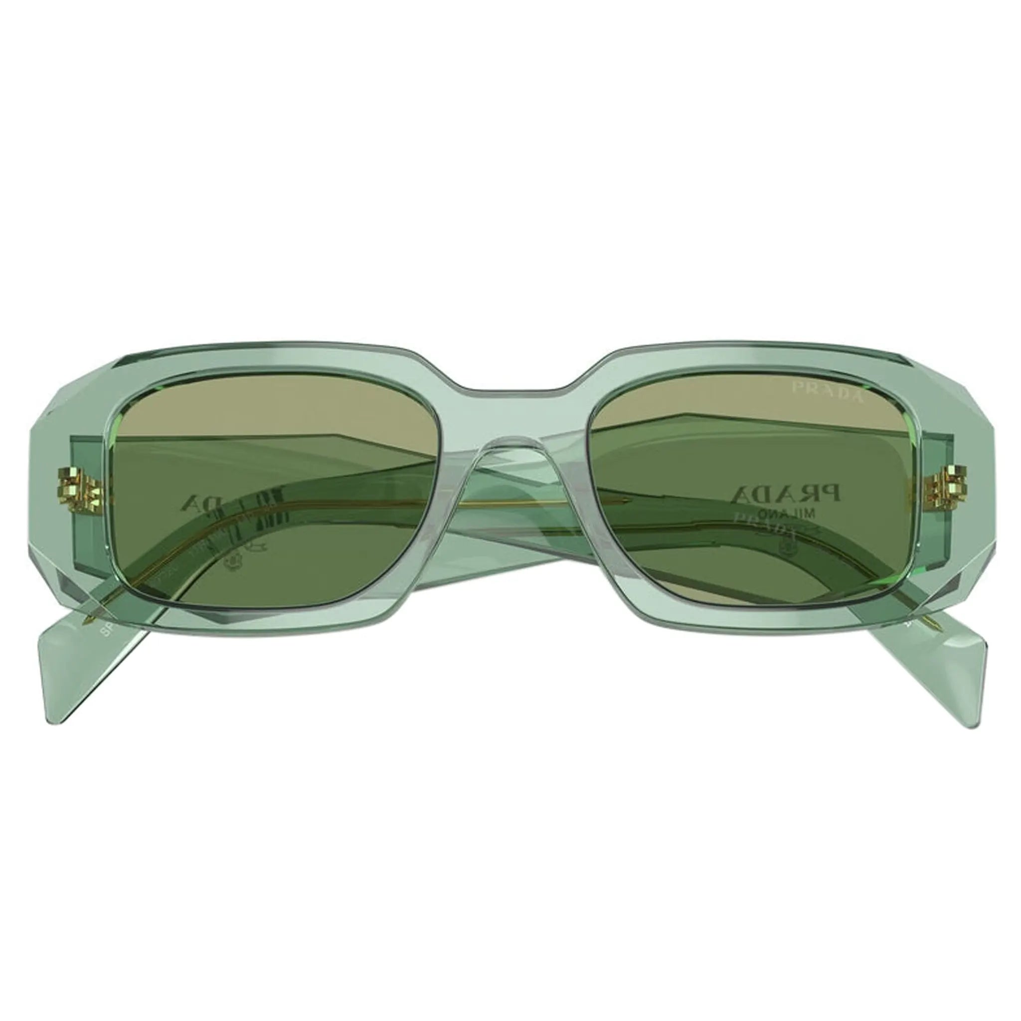 Prada PR 17WS 11R10E Transparent Sage Sunglasses PR 17WS 11R10E