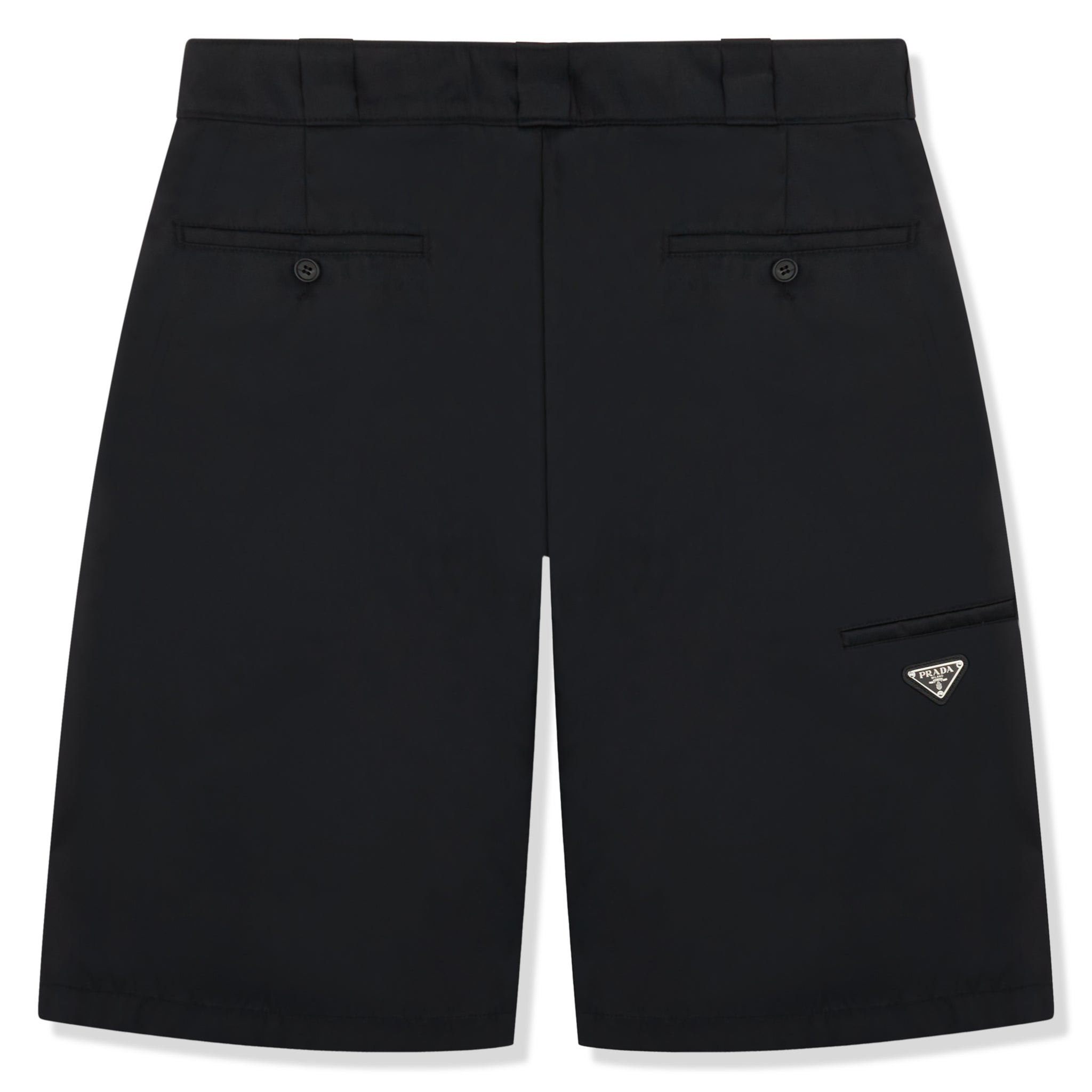 Image of Prada Re-Nylon Black Shorts