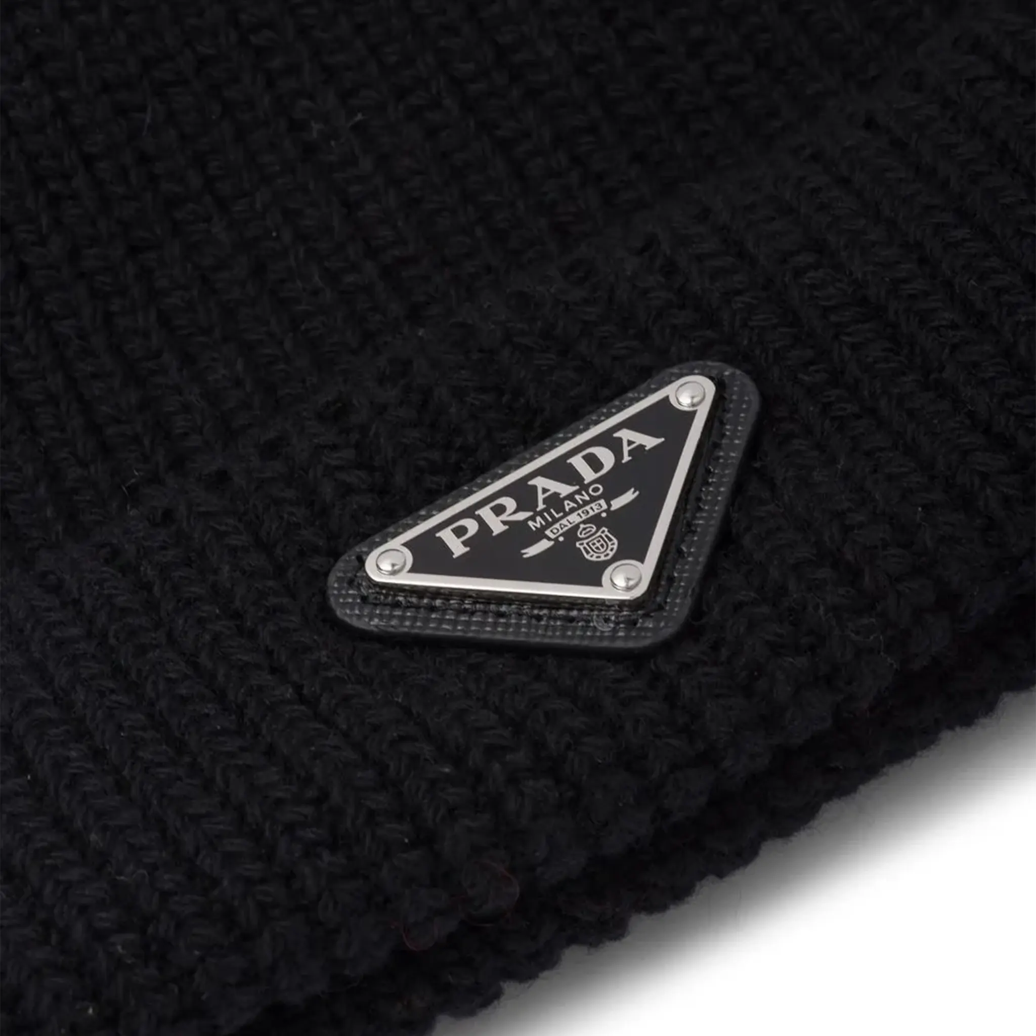 COPY - Black beanie Prada Prada Men main image 3