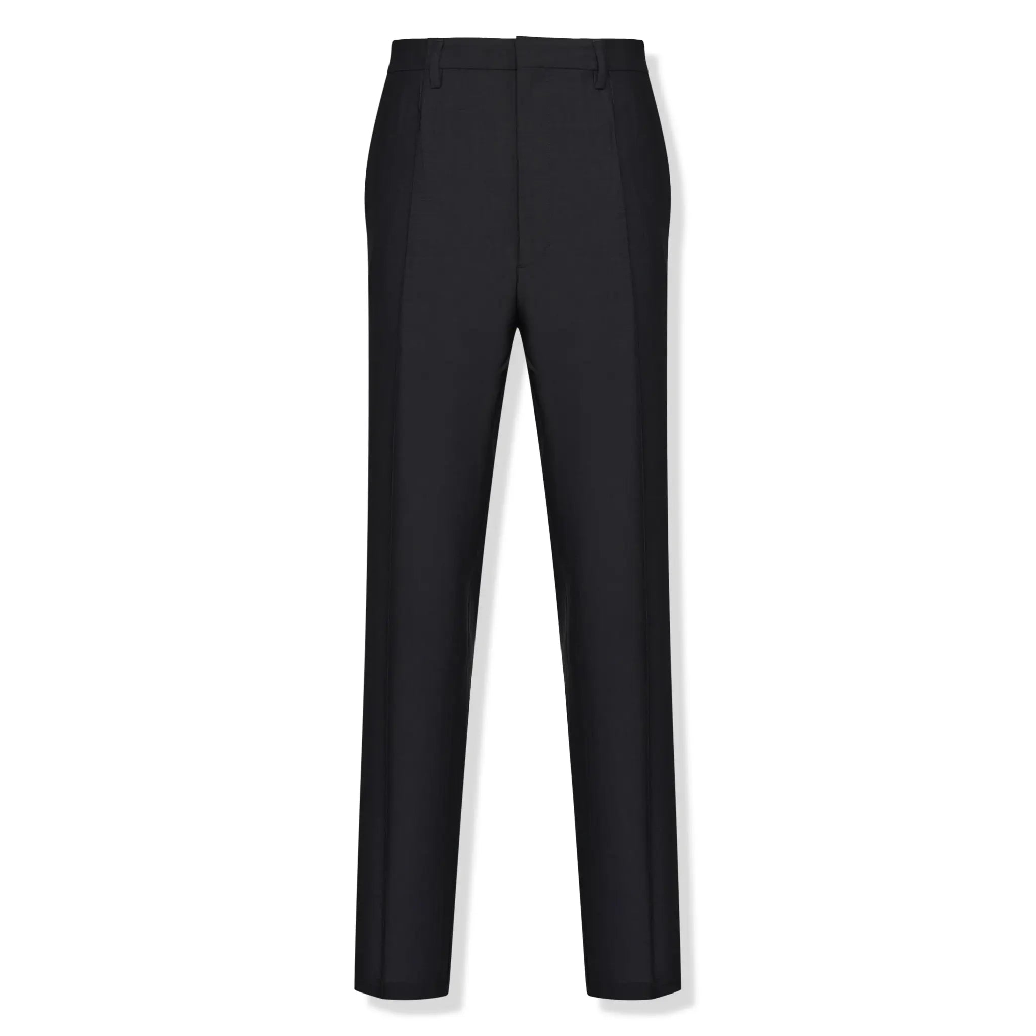 Front View of Prada Triangle Logo Mohair And Wool Trousers SPH261S231G54
