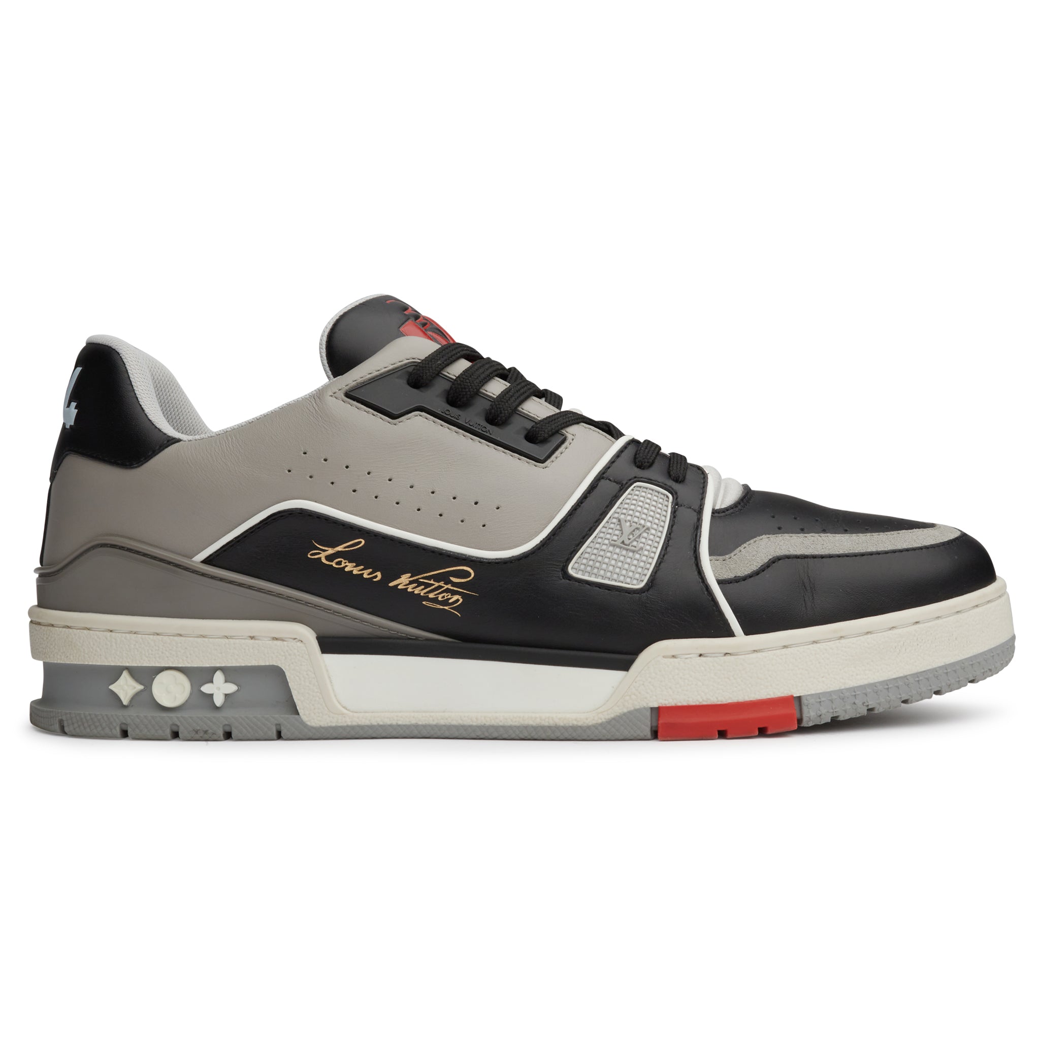 Image of Pre Owned - Louis Vuitton LV '54' Trainer Black Grey Sneaker