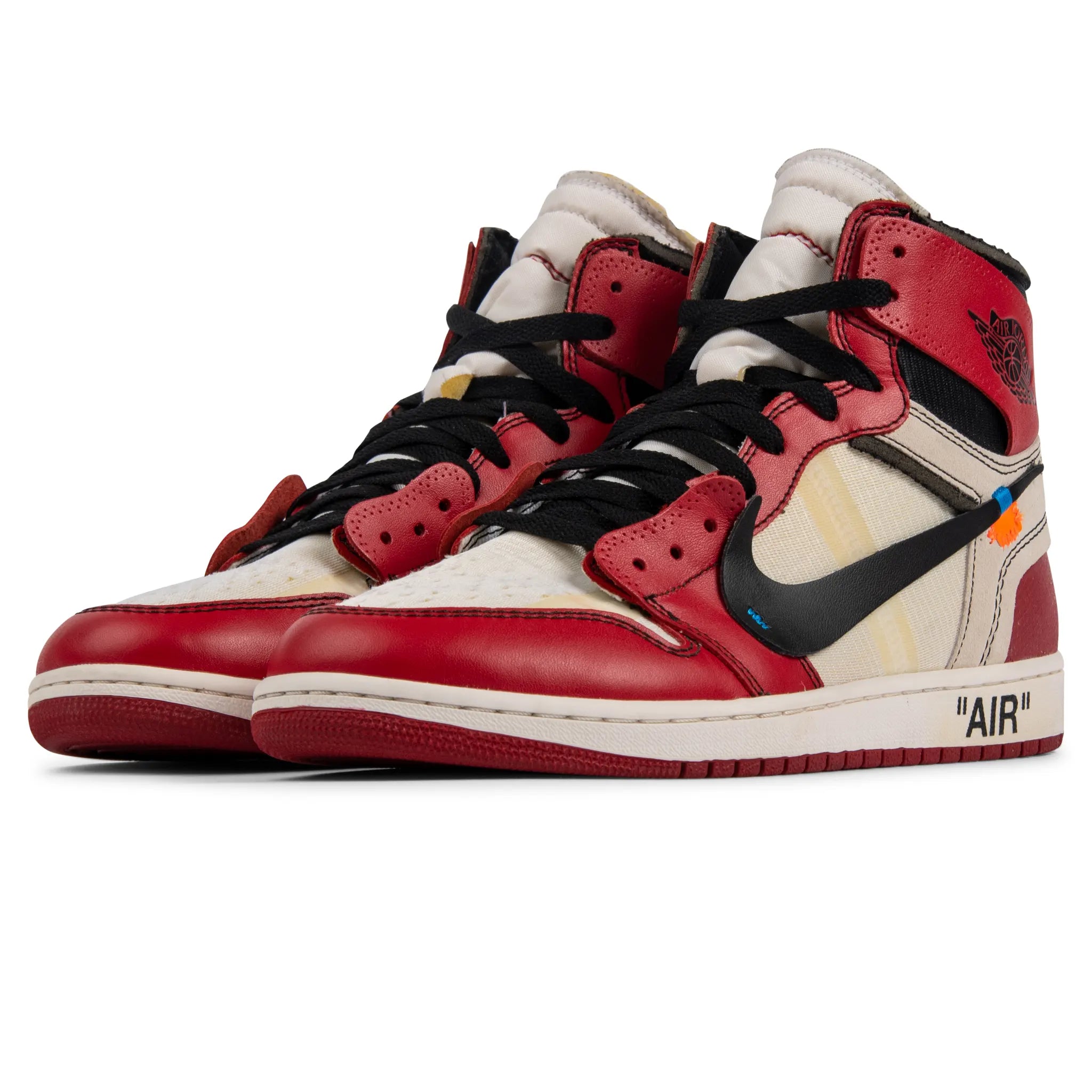 Preloved Air Jordan 1 x Off White 1 Retro High OG Chicago UK 6 EU 39 Red